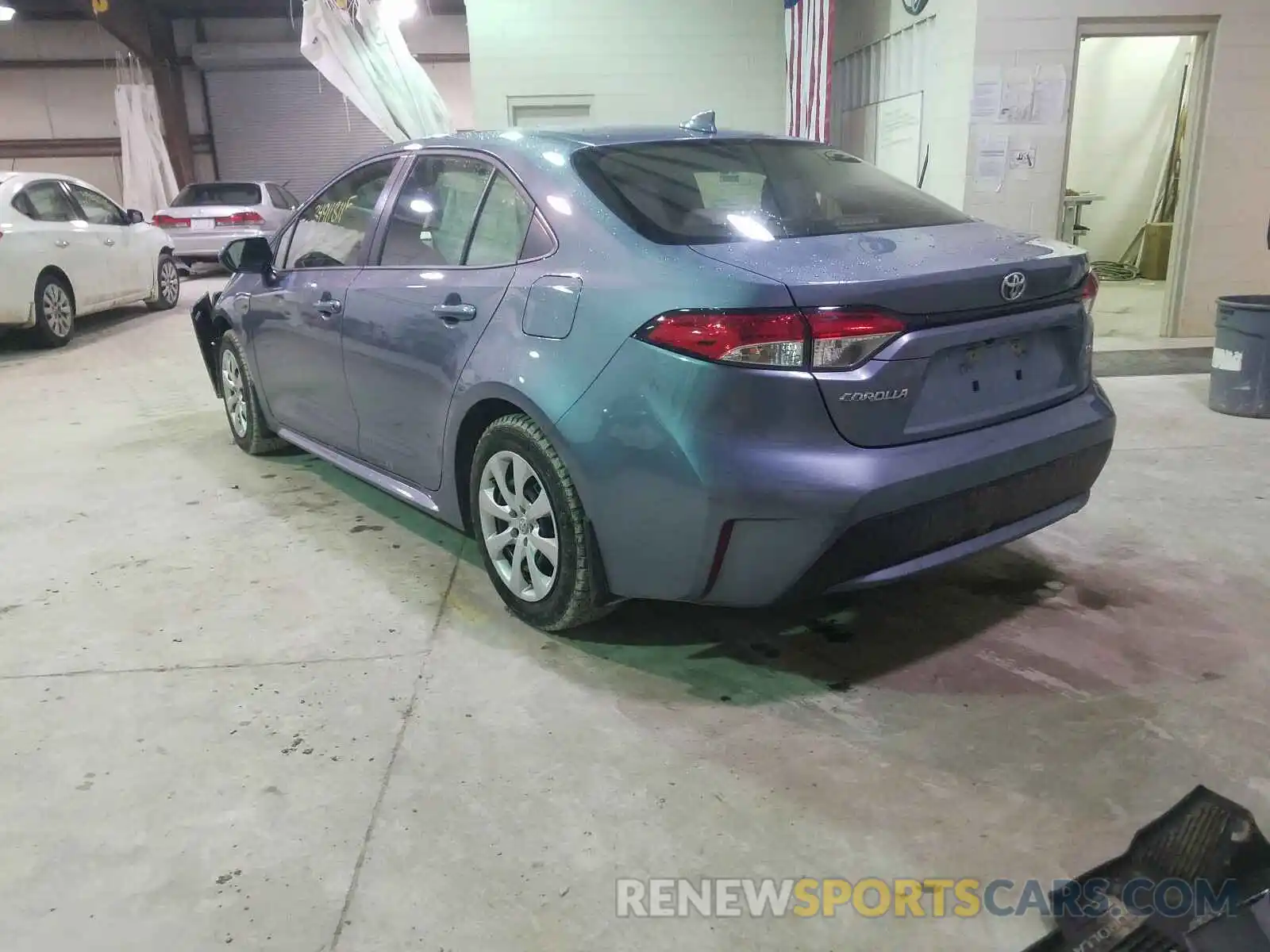 3 Photograph of a damaged car JTDEPRAE4LJ017852 TOYOTA COROLLA 2020