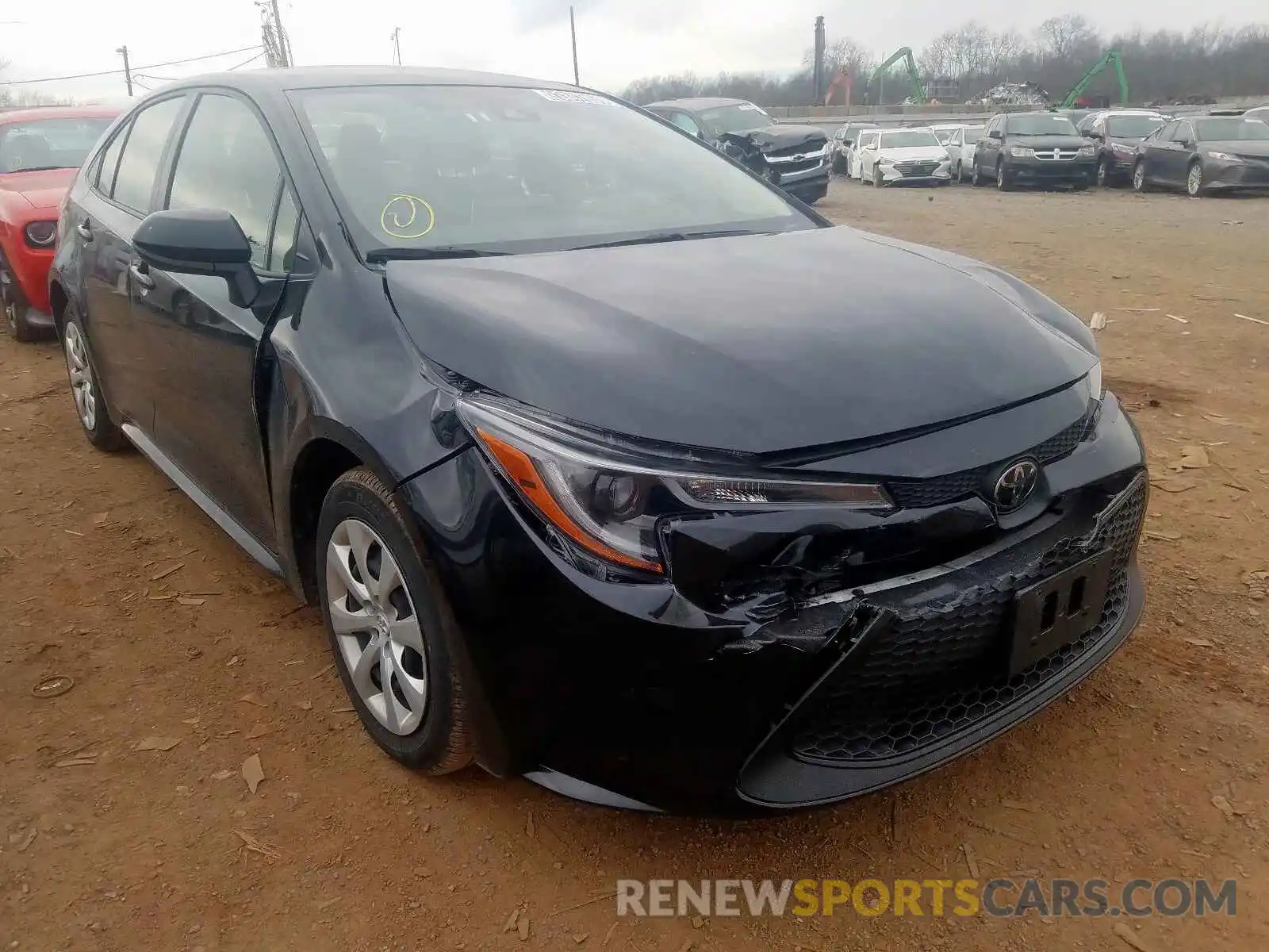 1 Photograph of a damaged car JTDEPRAE4LJ018001 TOYOTA COROLLA 2020