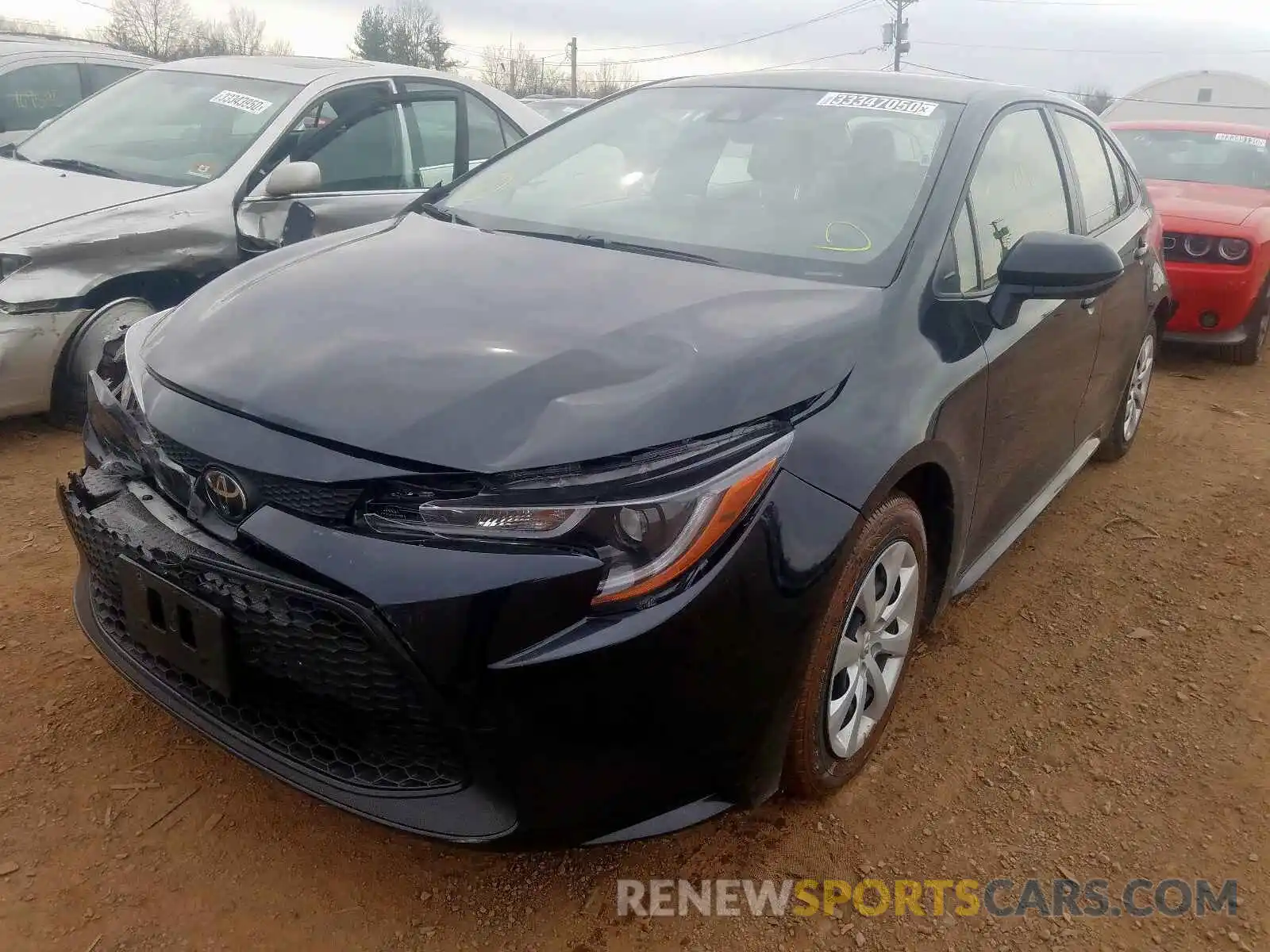 2 Photograph of a damaged car JTDEPRAE4LJ018001 TOYOTA COROLLA 2020