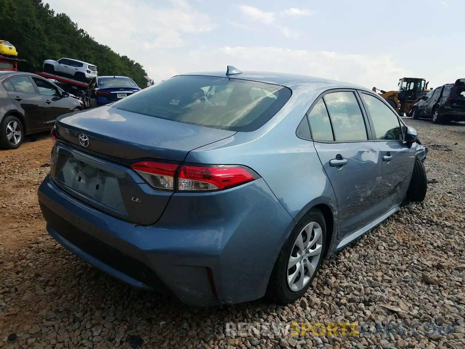 4 Photograph of a damaged car JTDEPRAE4LJ018029 TOYOTA COROLLA 2020