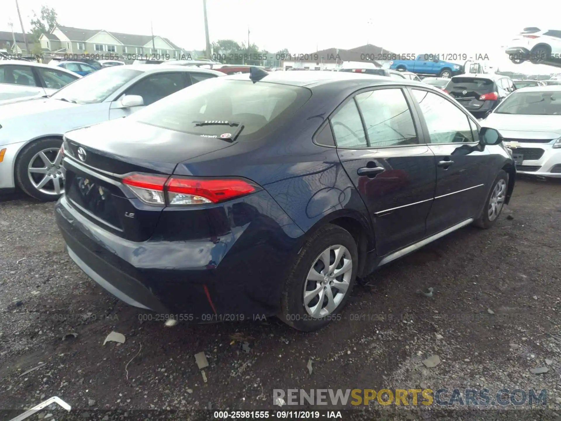 4 Photograph of a damaged car JTDEPRAE4LJ018287 TOYOTA COROLLA 2020