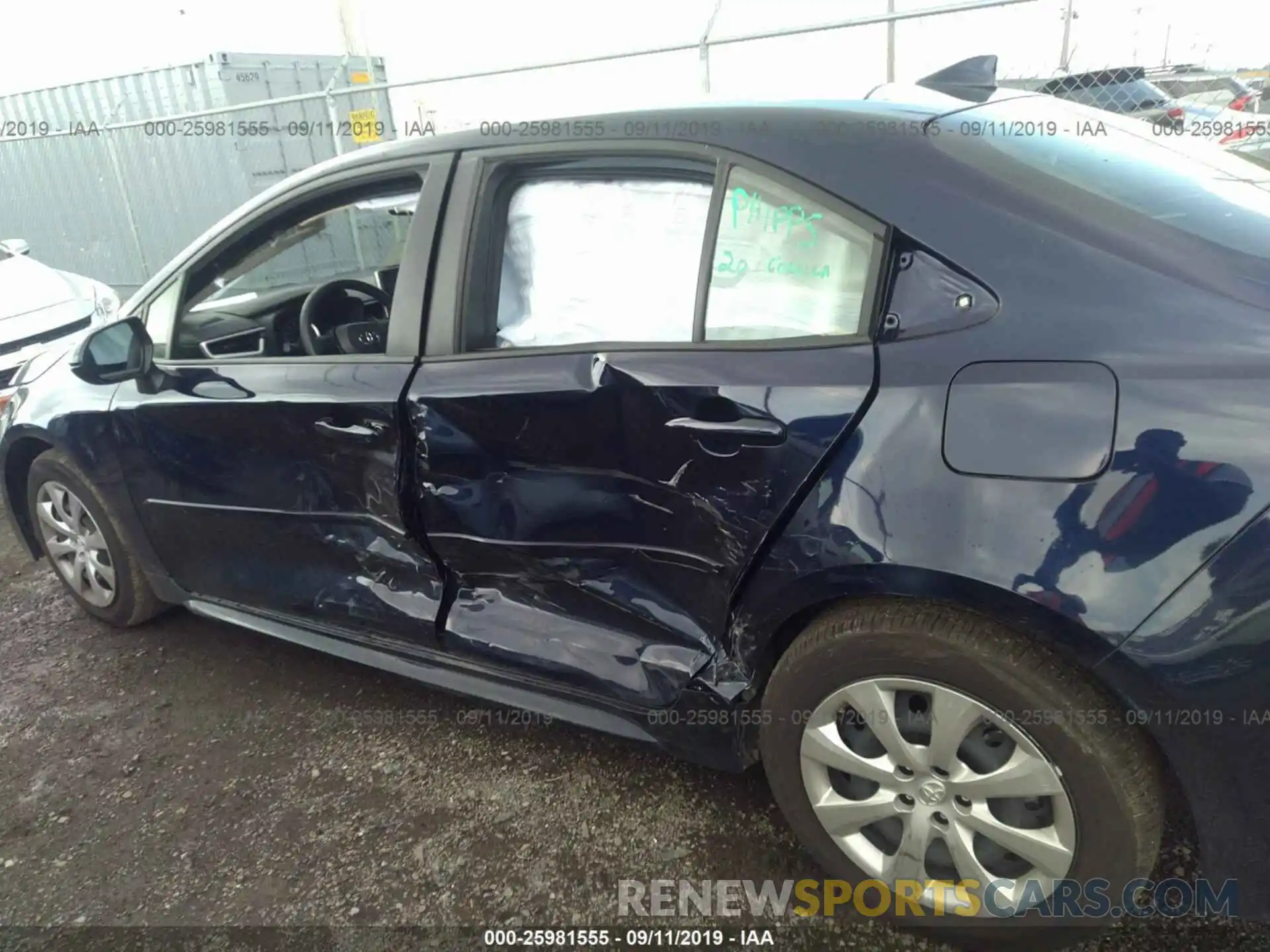 6 Photograph of a damaged car JTDEPRAE4LJ018287 TOYOTA COROLLA 2020