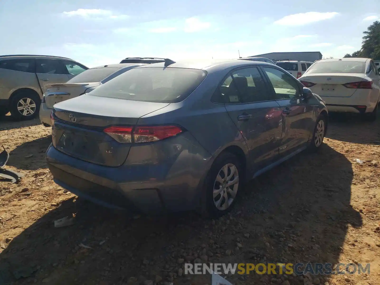 4 Photograph of a damaged car JTDEPRAE4LJ018497 TOYOTA COROLLA 2020