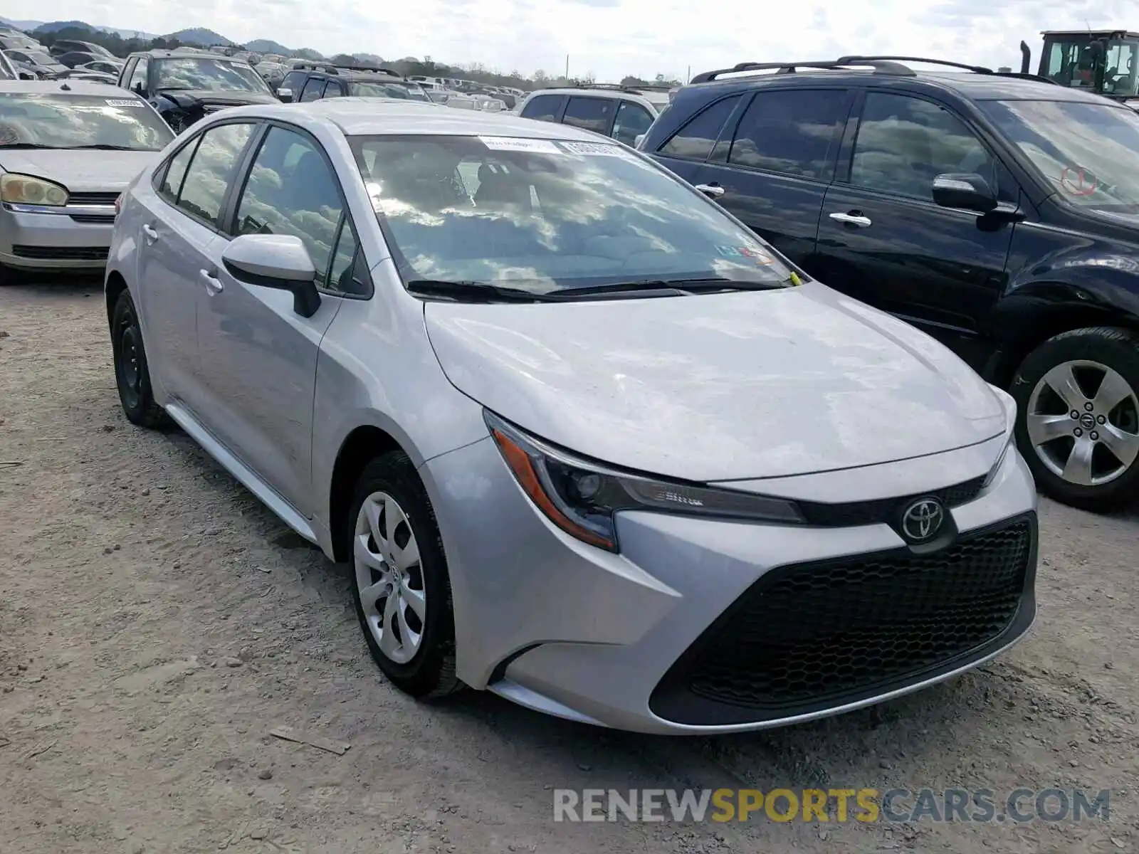 1 Photograph of a damaged car JTDEPRAE4LJ018967 TOYOTA COROLLA 2020