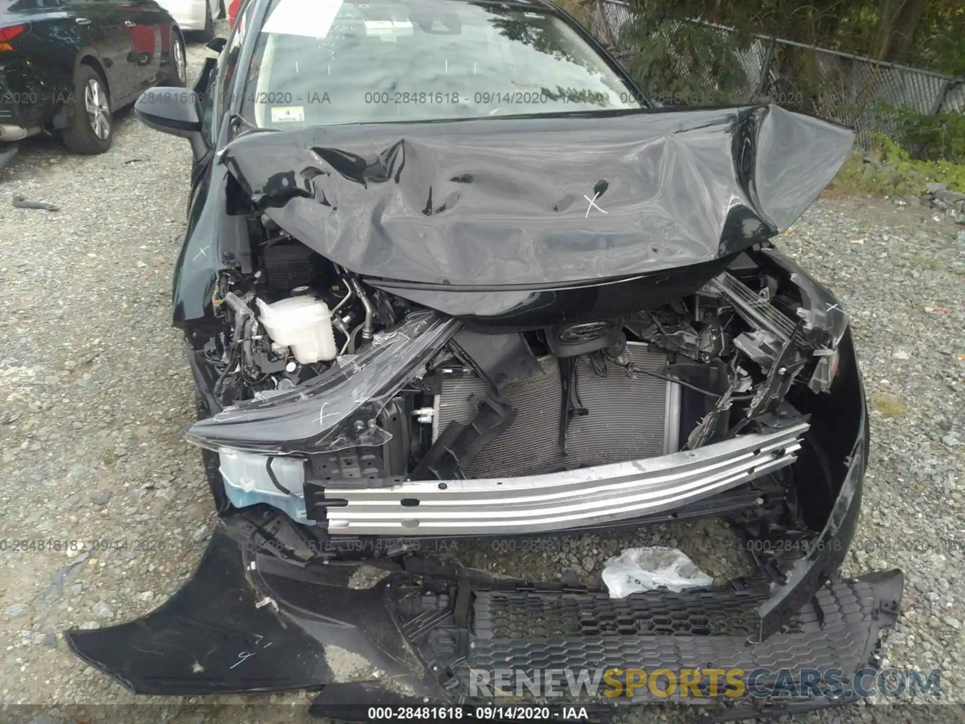 10 Photograph of a damaged car JTDEPRAE4LJ019150 TOYOTA COROLLA 2020