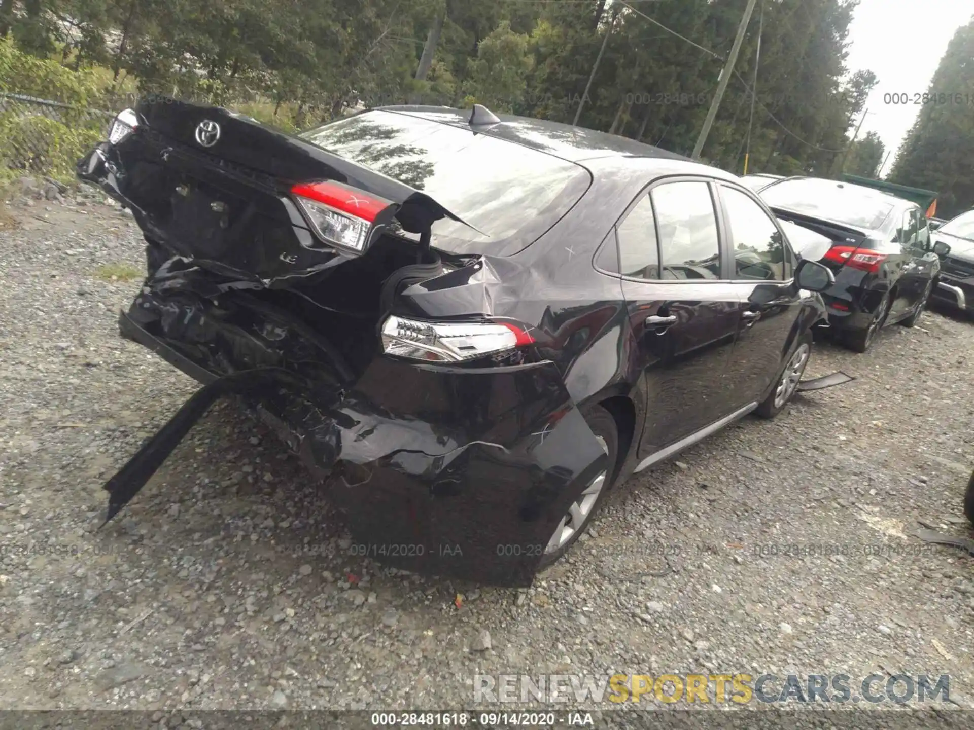 4 Photograph of a damaged car JTDEPRAE4LJ019150 TOYOTA COROLLA 2020