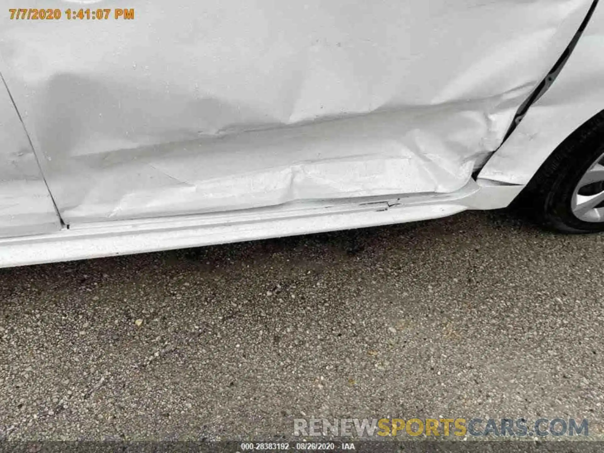 5 Photograph of a damaged car JTDEPRAE4LJ019262 TOYOTA COROLLA 2020