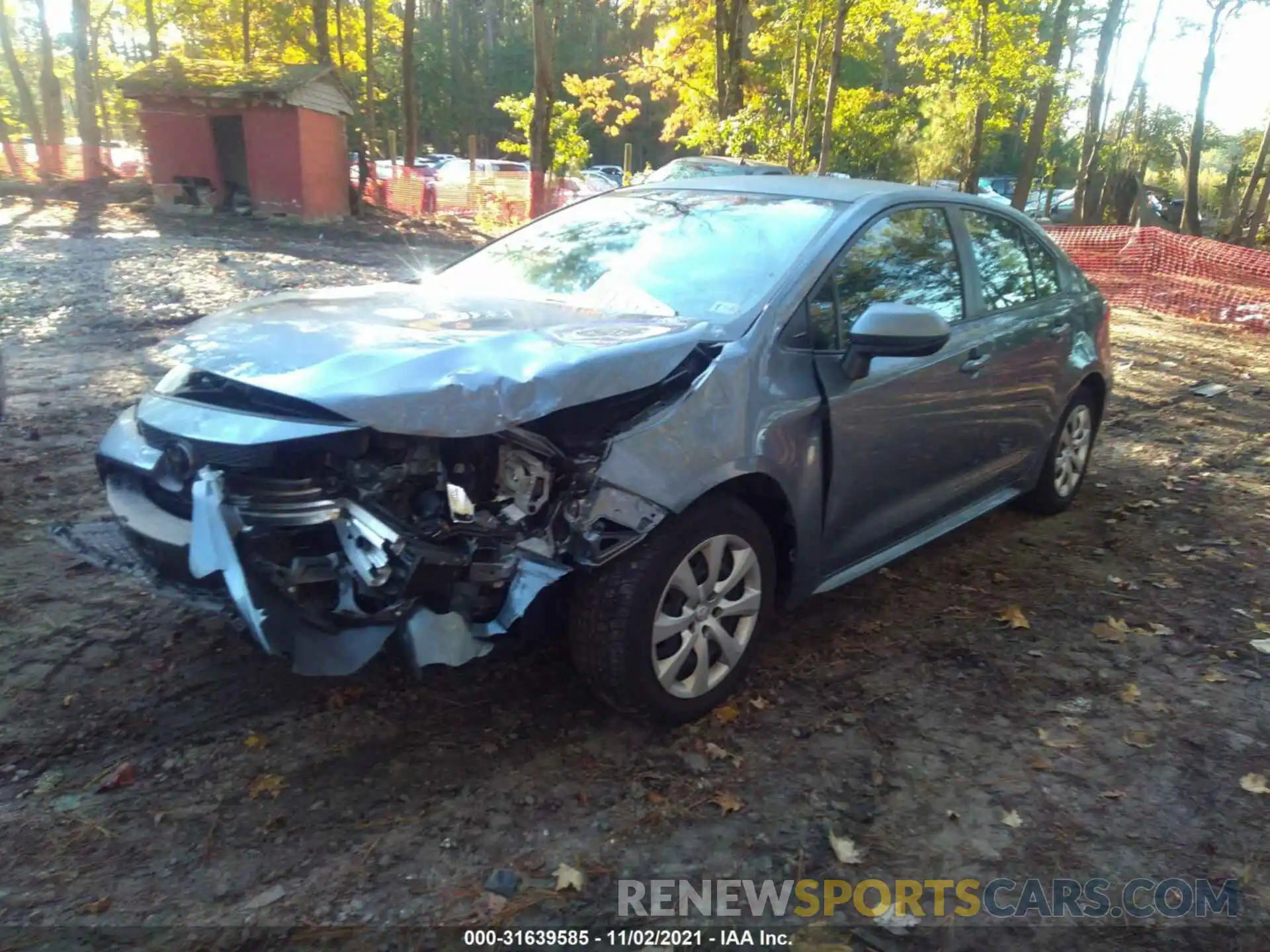 2 Photograph of a damaged car JTDEPRAE4LJ019391 TOYOTA COROLLA 2020