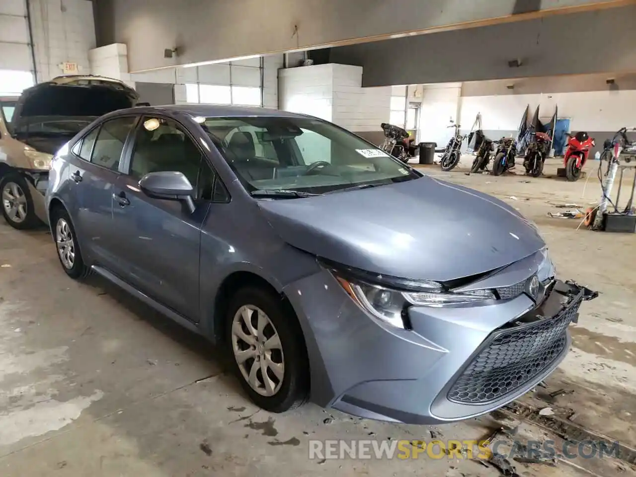 1 Photograph of a damaged car JTDEPRAE4LJ019424 TOYOTA COROLLA 2020