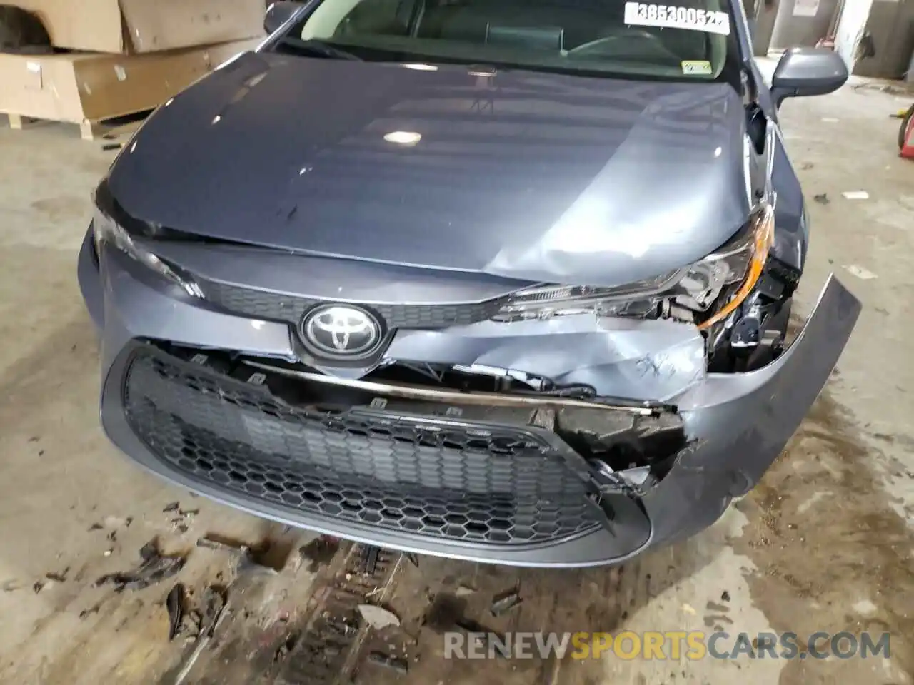 9 Photograph of a damaged car JTDEPRAE4LJ019424 TOYOTA COROLLA 2020