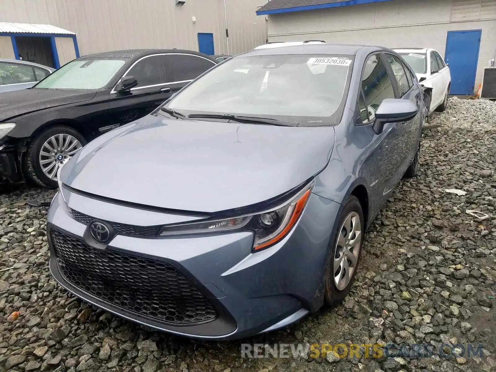 2 Photograph of a damaged car JTDEPRAE4LJ019682 TOYOTA COROLLA 2020