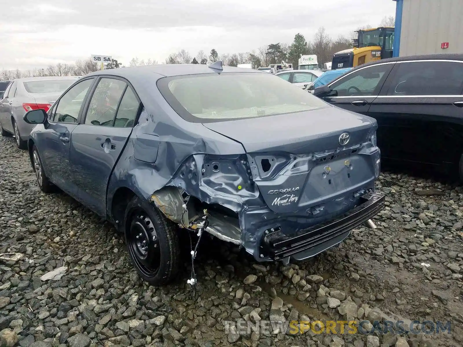 3 Photograph of a damaged car JTDEPRAE4LJ019682 TOYOTA COROLLA 2020