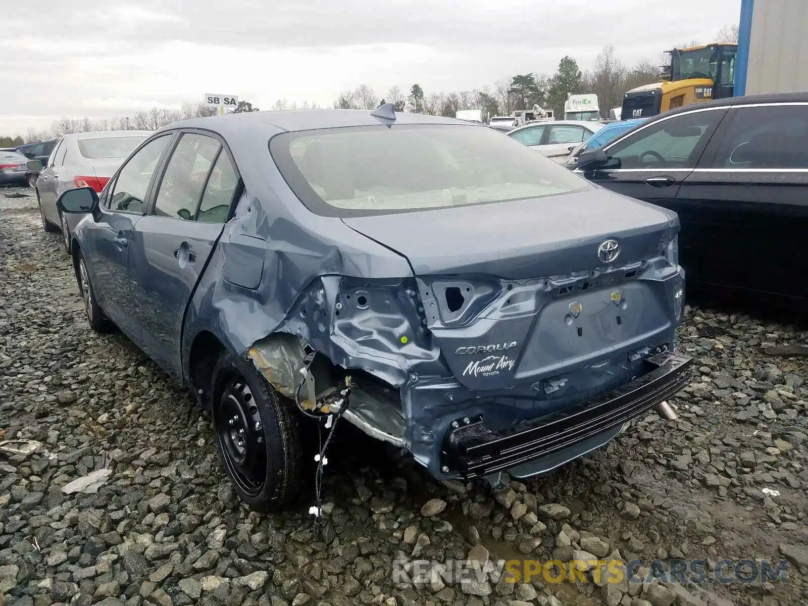 9 Photograph of a damaged car JTDEPRAE4LJ019682 TOYOTA COROLLA 2020