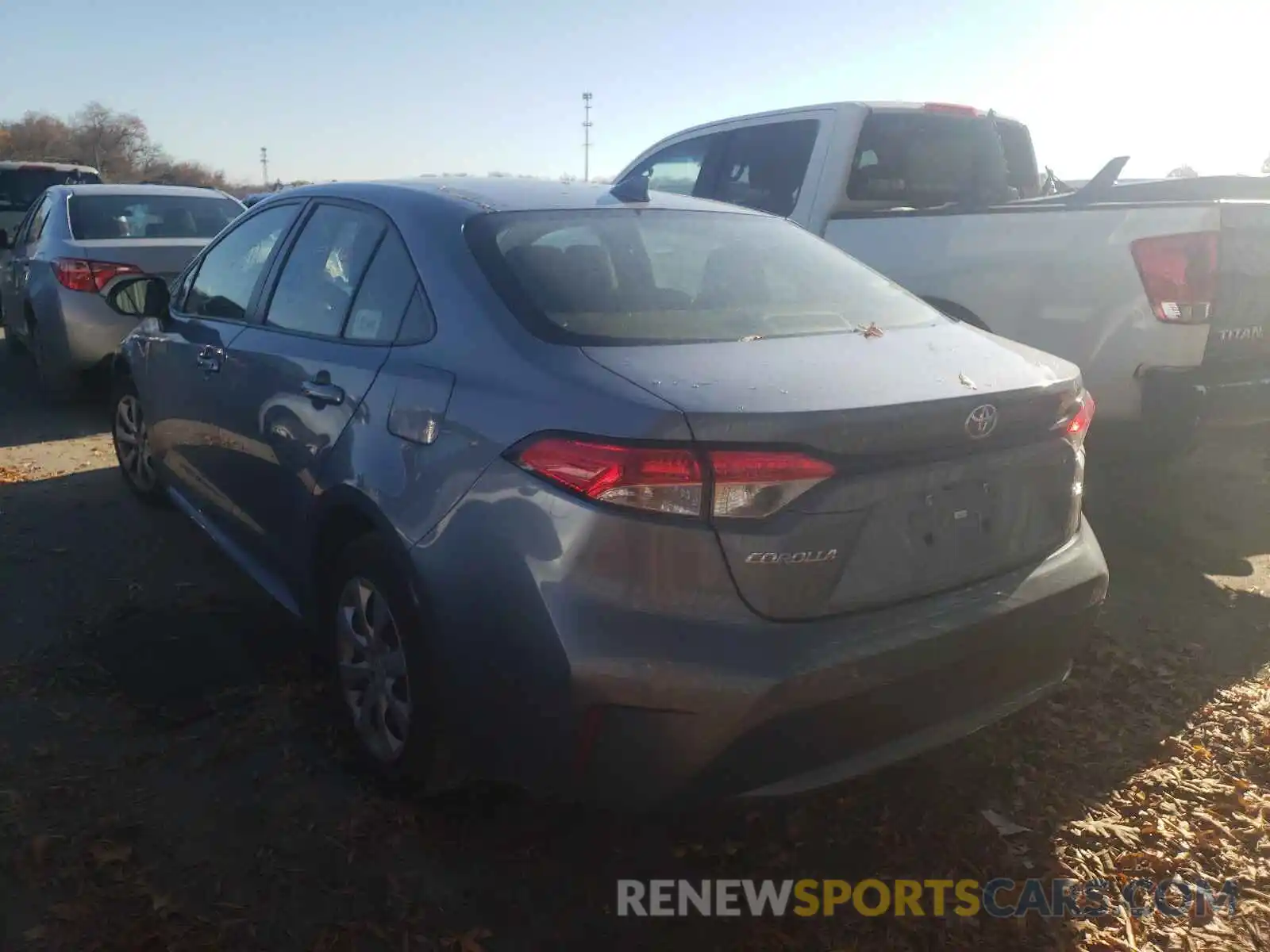 3 Photograph of a damaged car JTDEPRAE4LJ020332 TOYOTA COROLLA 2020