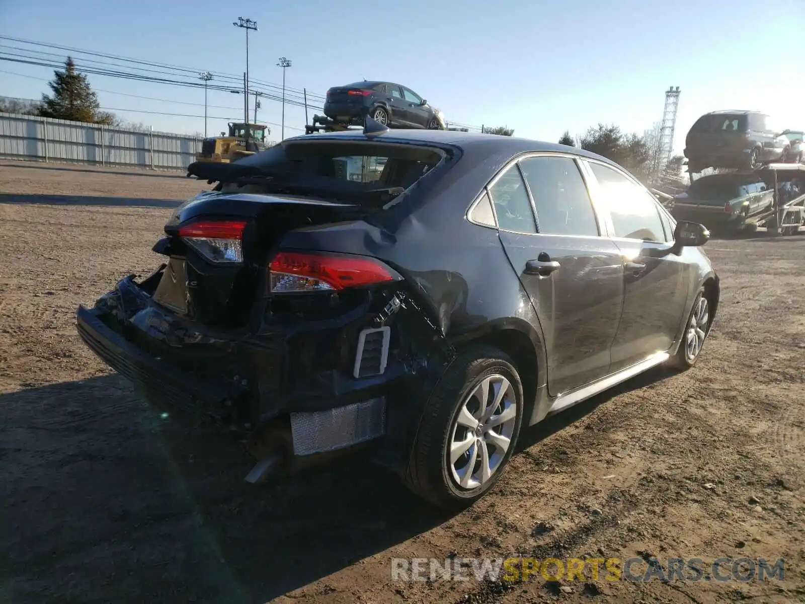 4 Photograph of a damaged car JTDEPRAE4LJ020492 TOYOTA COROLLA 2020