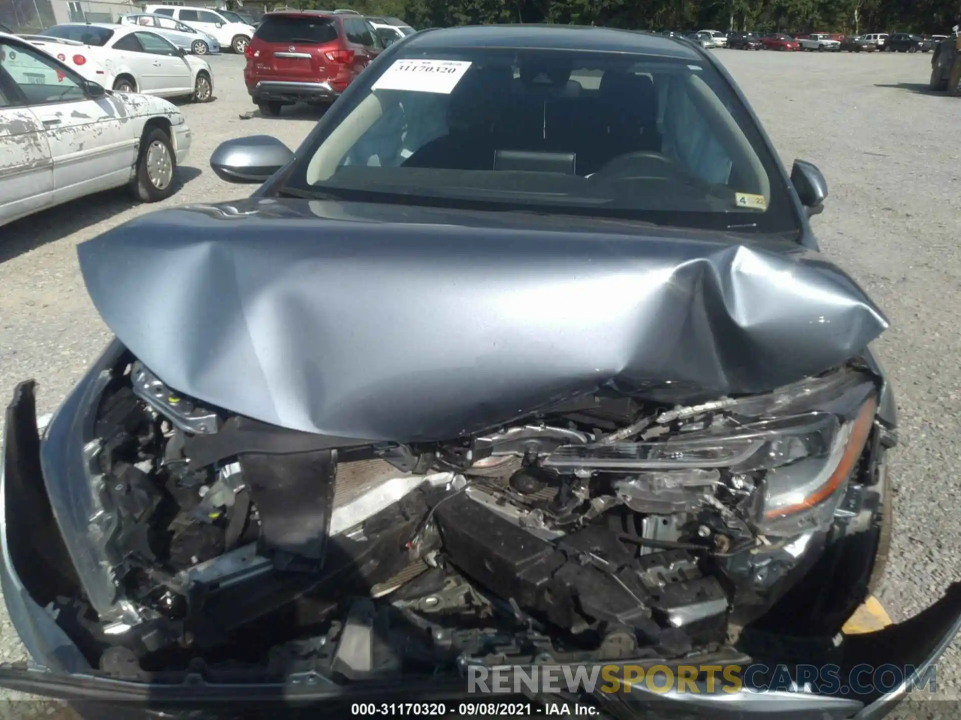 10 Photograph of a damaged car JTDEPRAE4LJ020993 TOYOTA COROLLA 2020