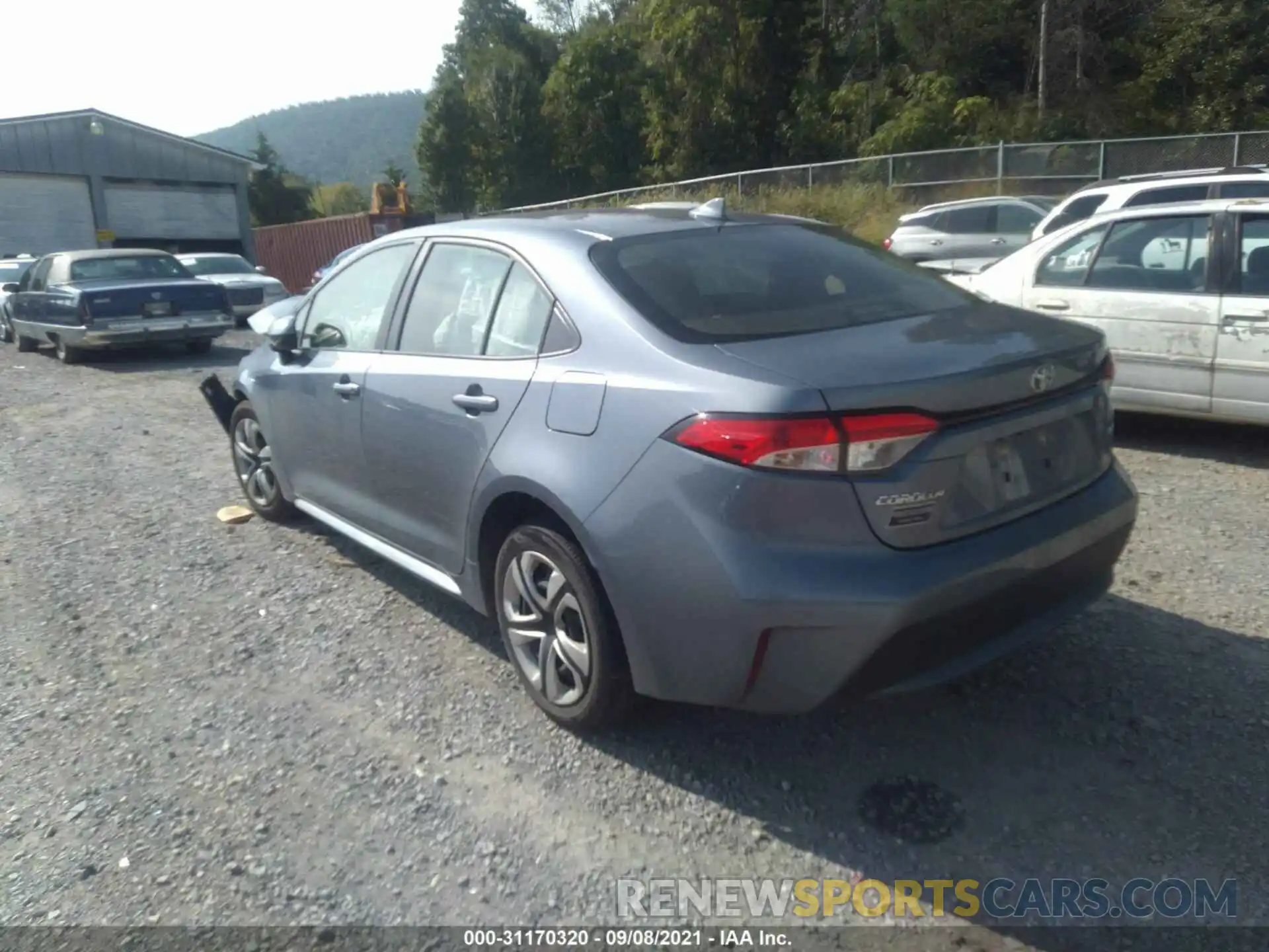 3 Photograph of a damaged car JTDEPRAE4LJ020993 TOYOTA COROLLA 2020