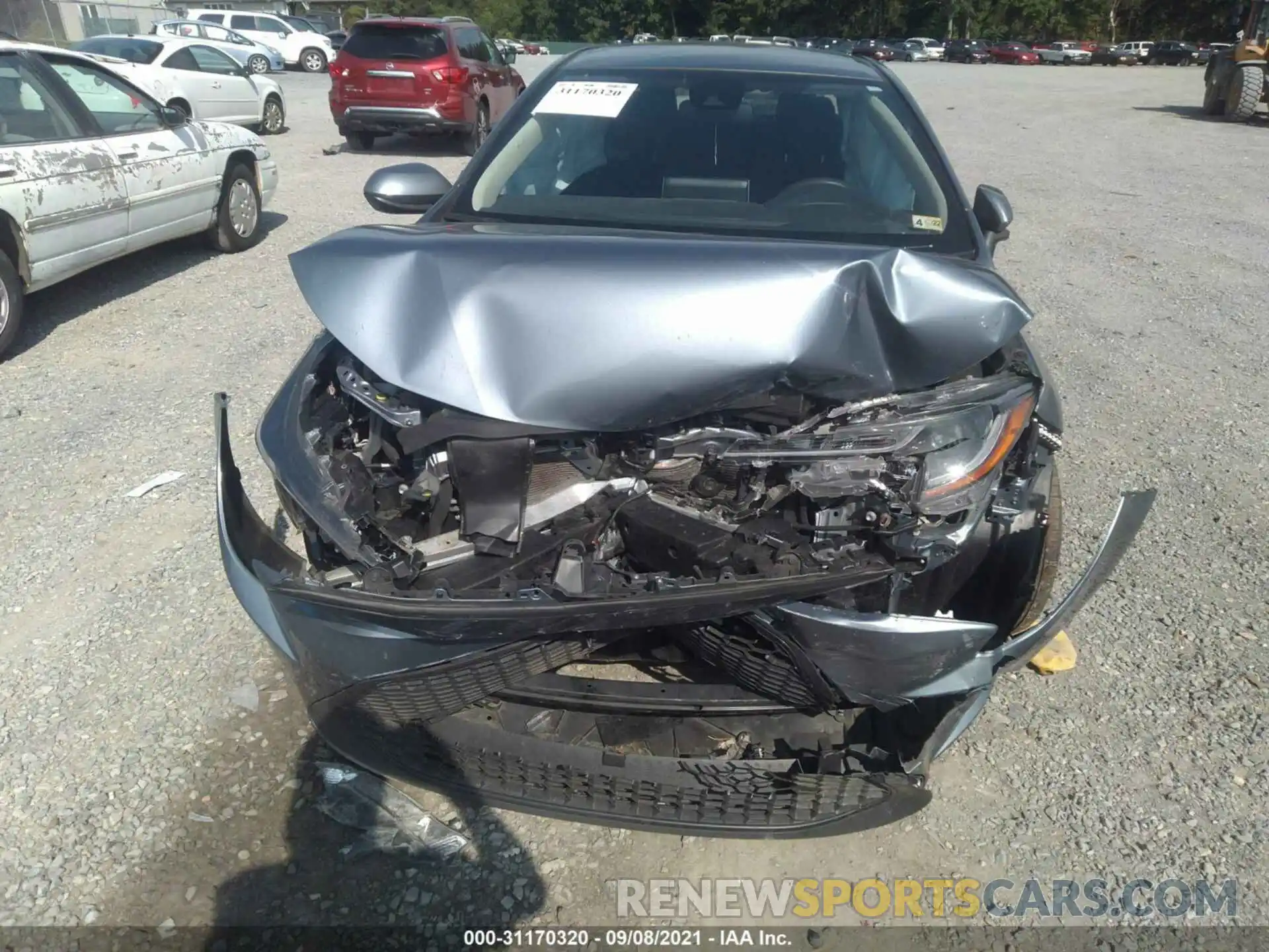 6 Photograph of a damaged car JTDEPRAE4LJ020993 TOYOTA COROLLA 2020