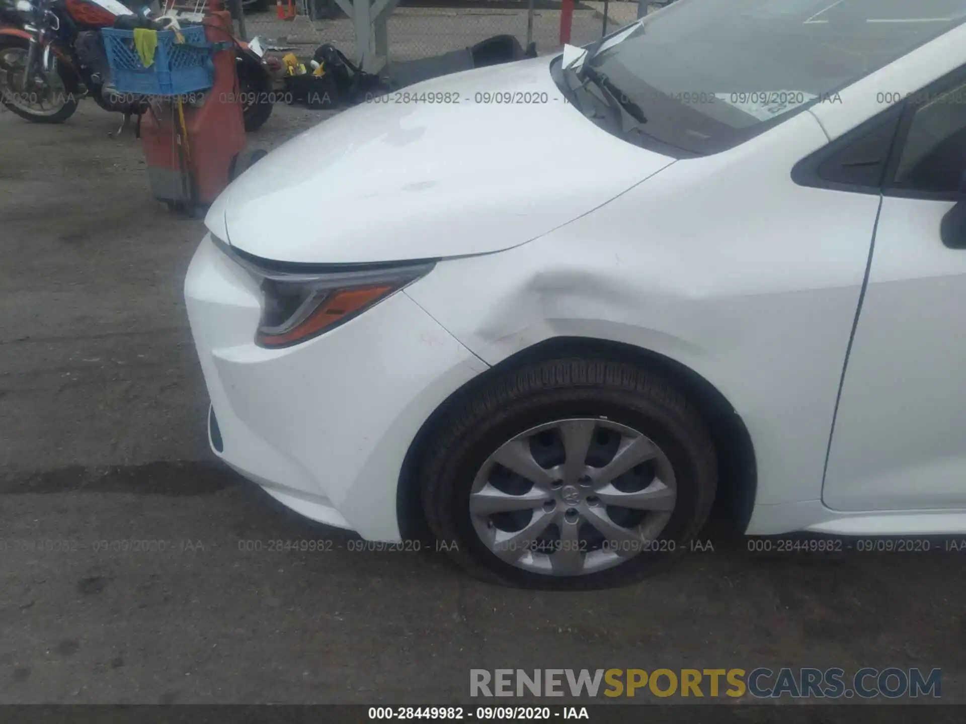 6 Photograph of a damaged car JTDEPRAE4LJ021013 TOYOTA COROLLA 2020