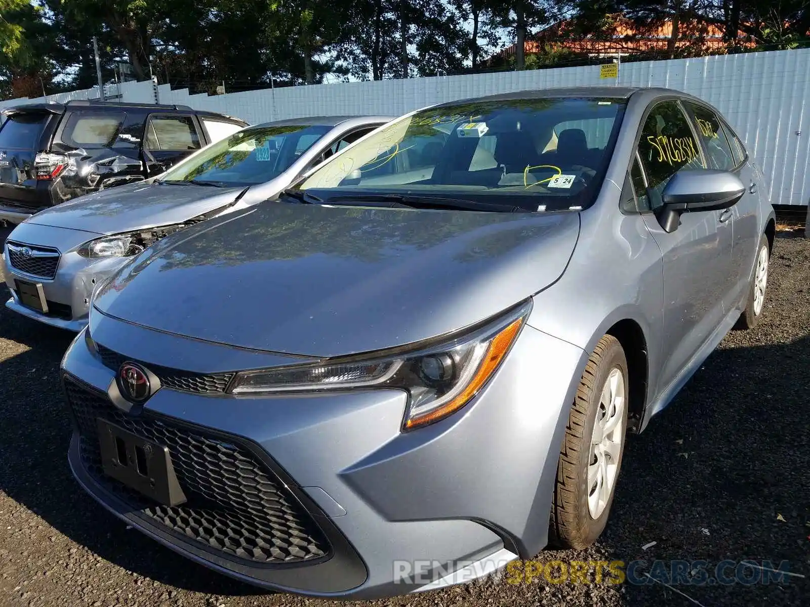 2 Photograph of a damaged car JTDEPRAE4LJ021383 TOYOTA COROLLA 2020