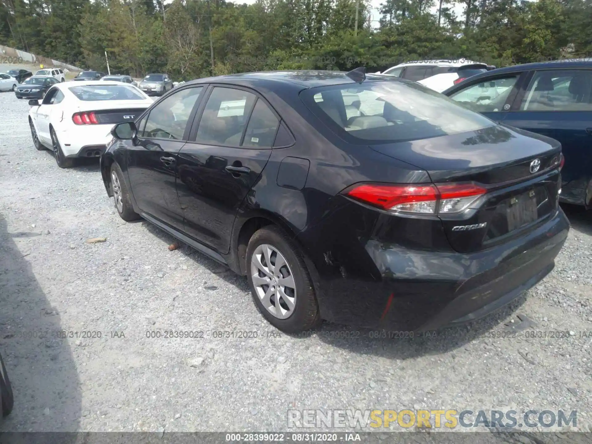 3 Photograph of a damaged car JTDEPRAE4LJ021397 TOYOTA COROLLA 2020