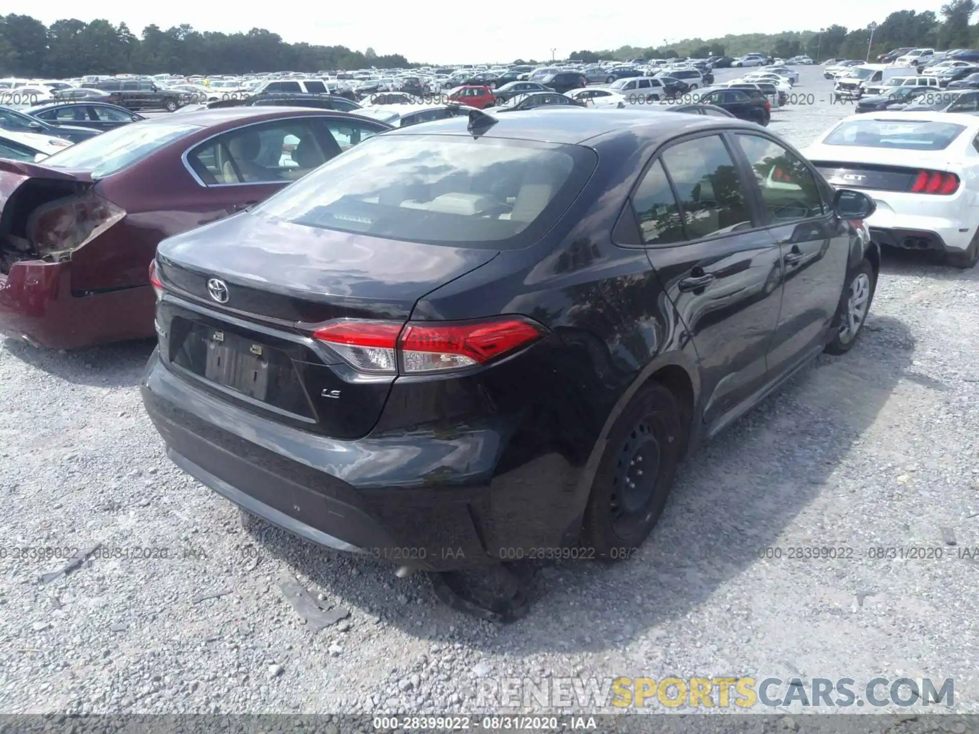 4 Photograph of a damaged car JTDEPRAE4LJ021397 TOYOTA COROLLA 2020