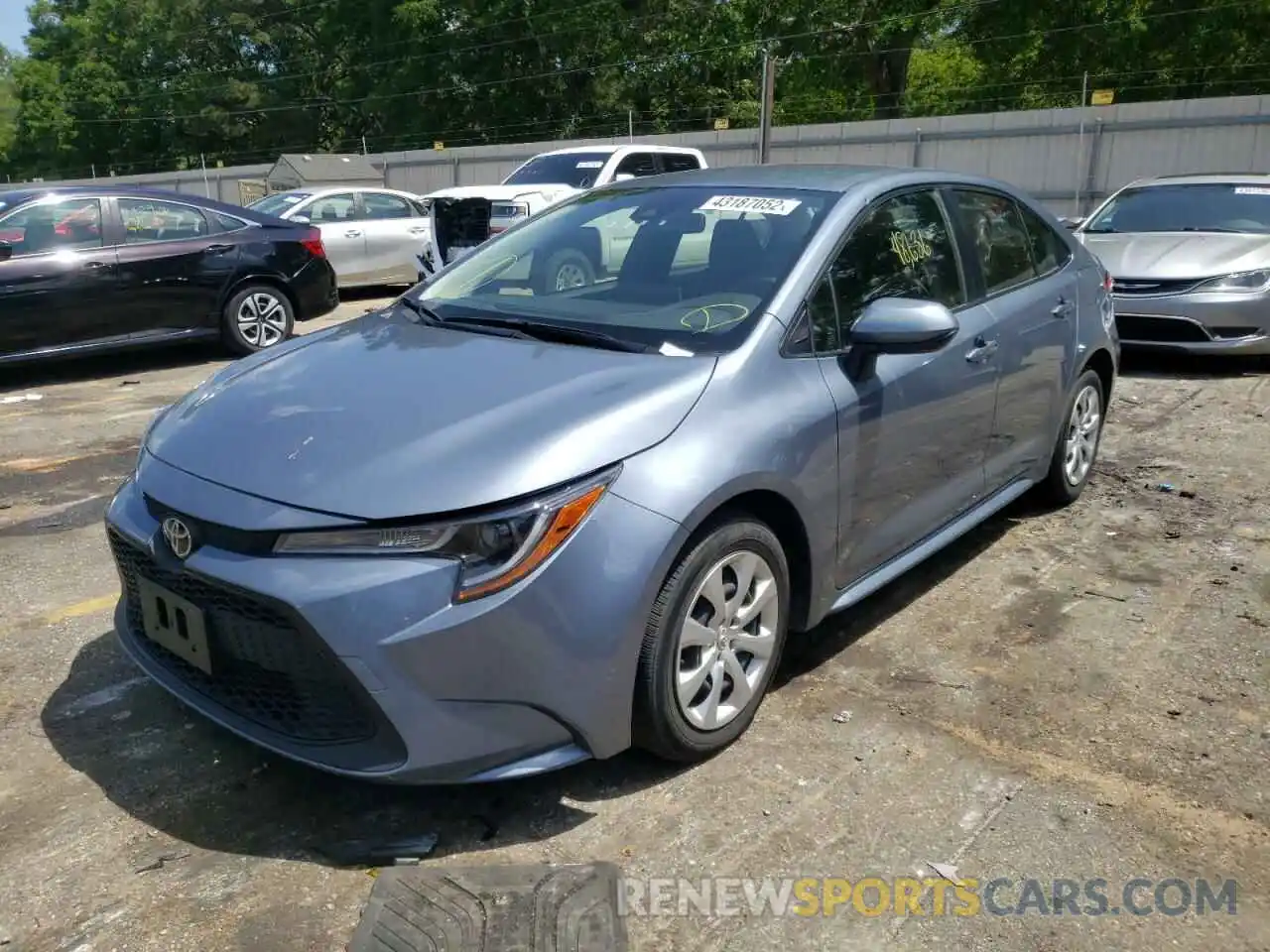 2 Photograph of a damaged car JTDEPRAE4LJ021495 TOYOTA COROLLA 2020