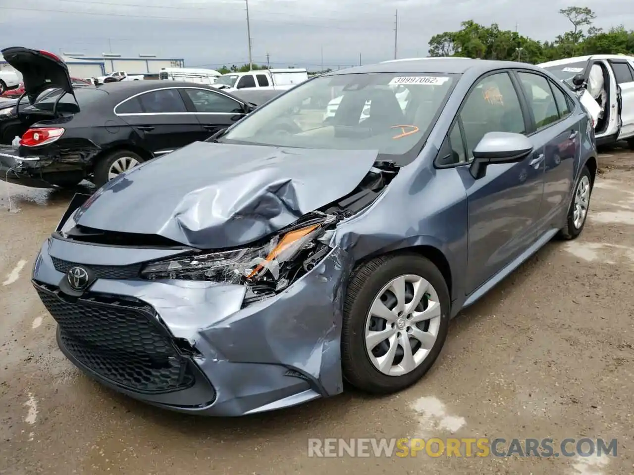 2 Photograph of a damaged car JTDEPRAE4LJ021626 TOYOTA COROLLA 2020