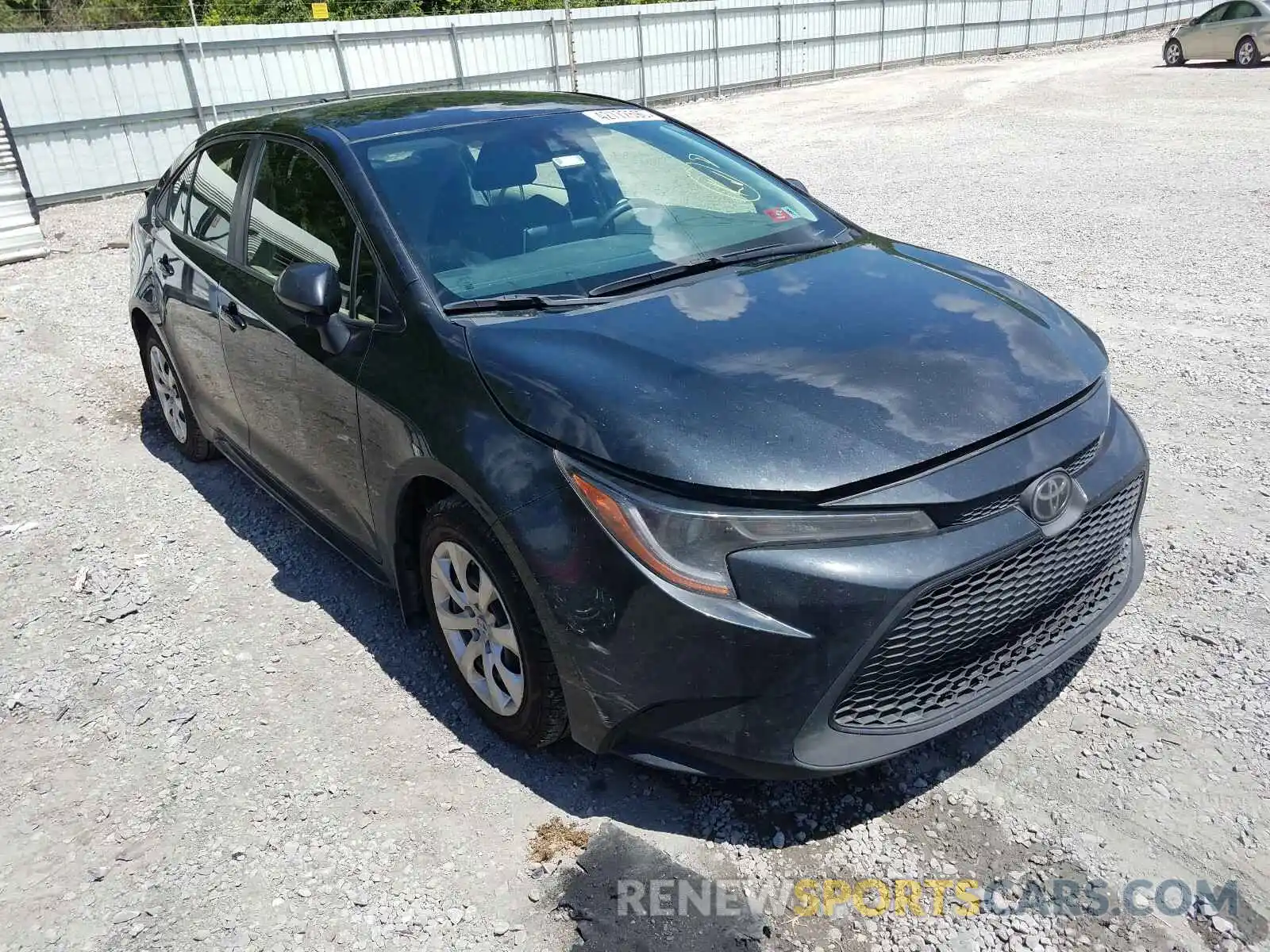 1 Photograph of a damaged car JTDEPRAE4LJ021786 TOYOTA COROLLA 2020