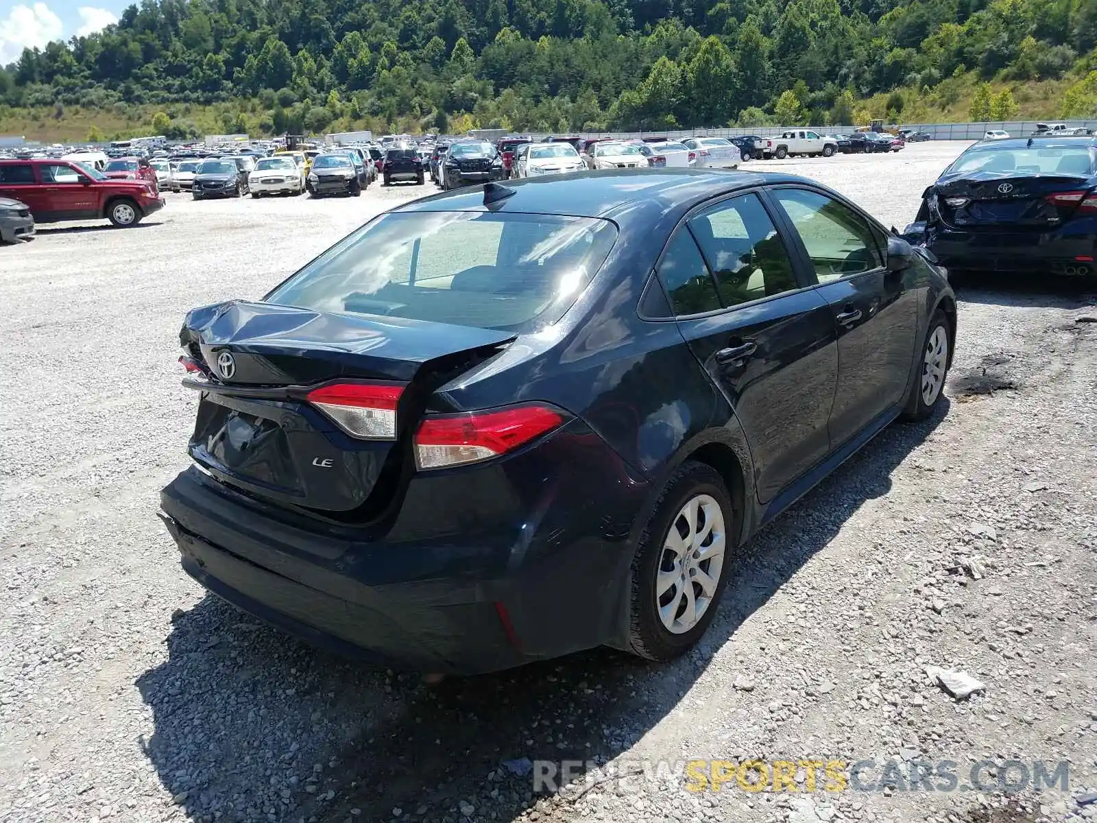 4 Photograph of a damaged car JTDEPRAE4LJ021786 TOYOTA COROLLA 2020