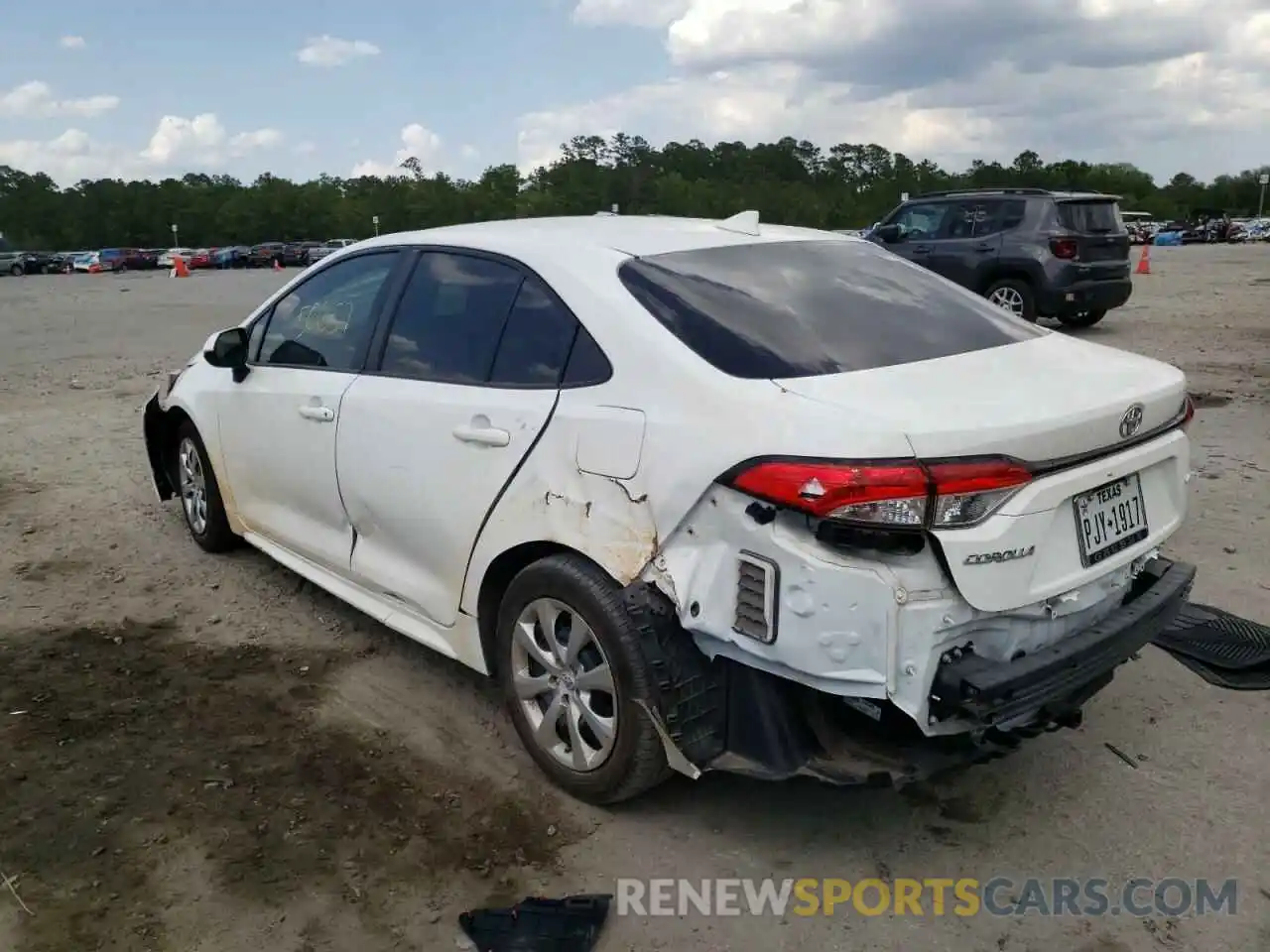 3 Photograph of a damaged car JTDEPRAE4LJ021898 TOYOTA COROLLA 2020