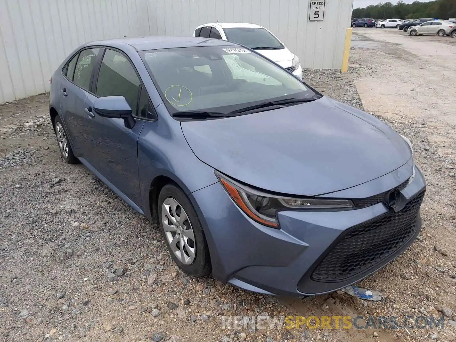 1 Photograph of a damaged car JTDEPRAE4LJ022534 TOYOTA COROLLA 2020