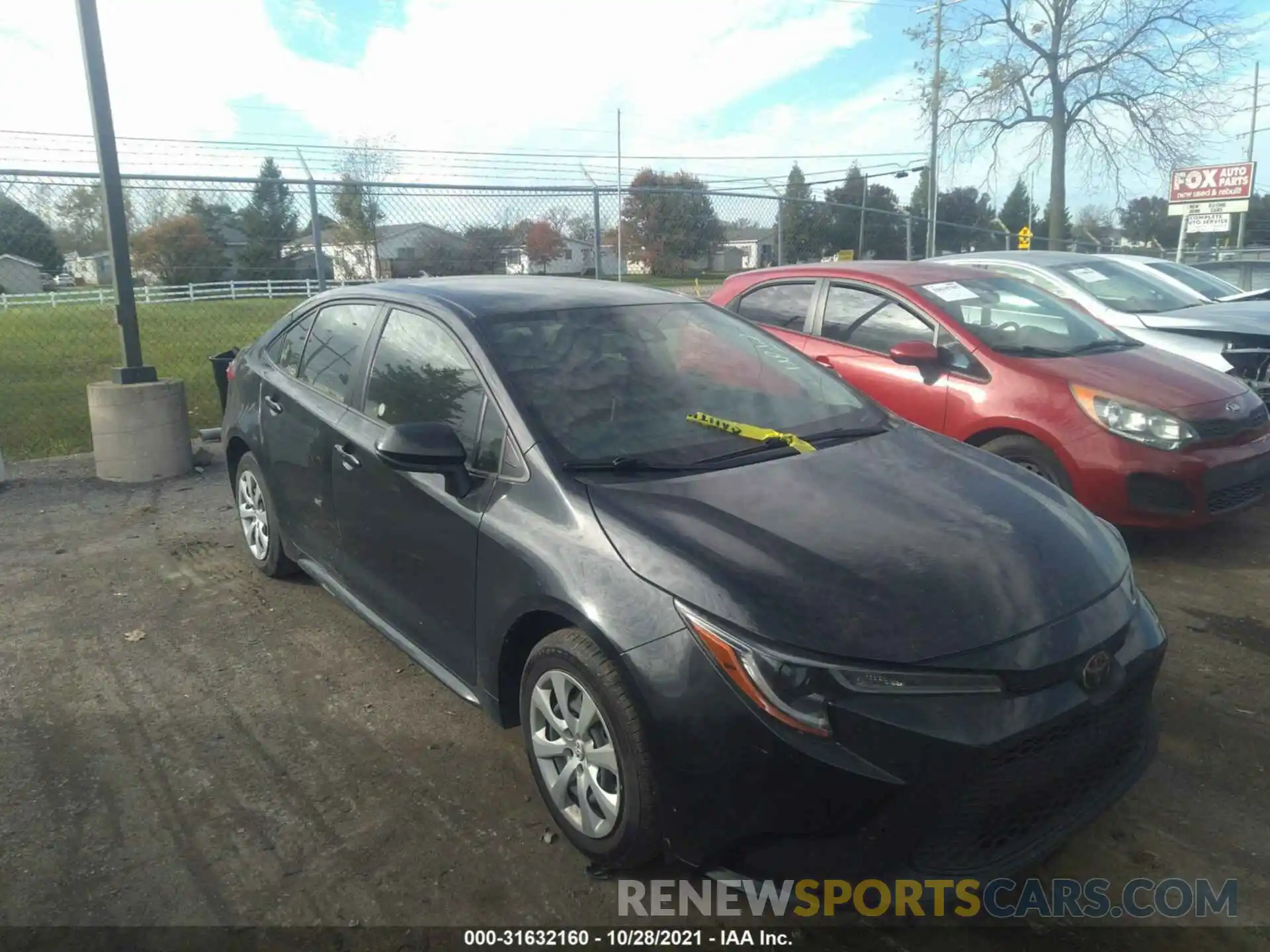 1 Photograph of a damaged car JTDEPRAE4LJ022582 TOYOTA COROLLA 2020