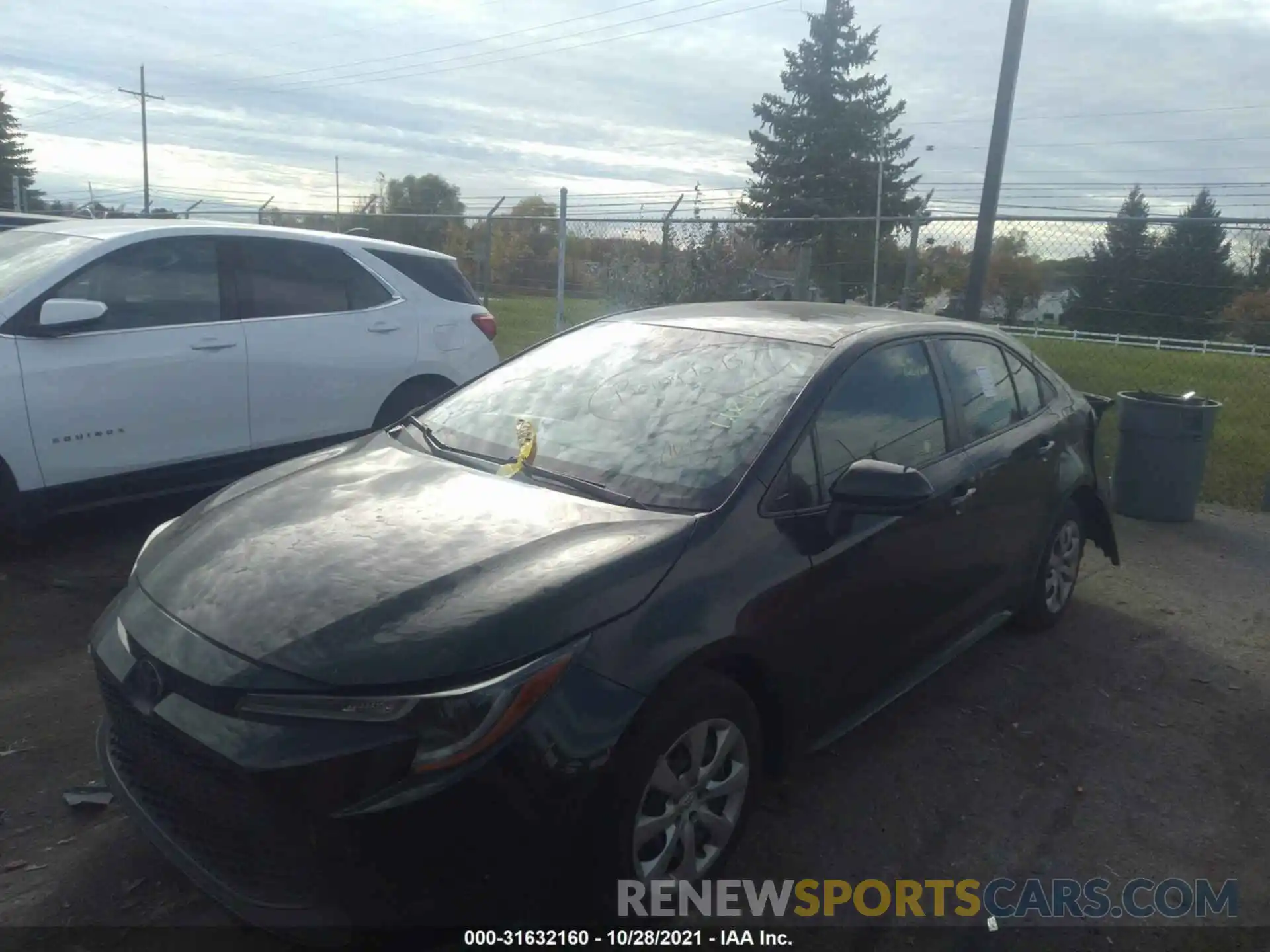 2 Photograph of a damaged car JTDEPRAE4LJ022582 TOYOTA COROLLA 2020