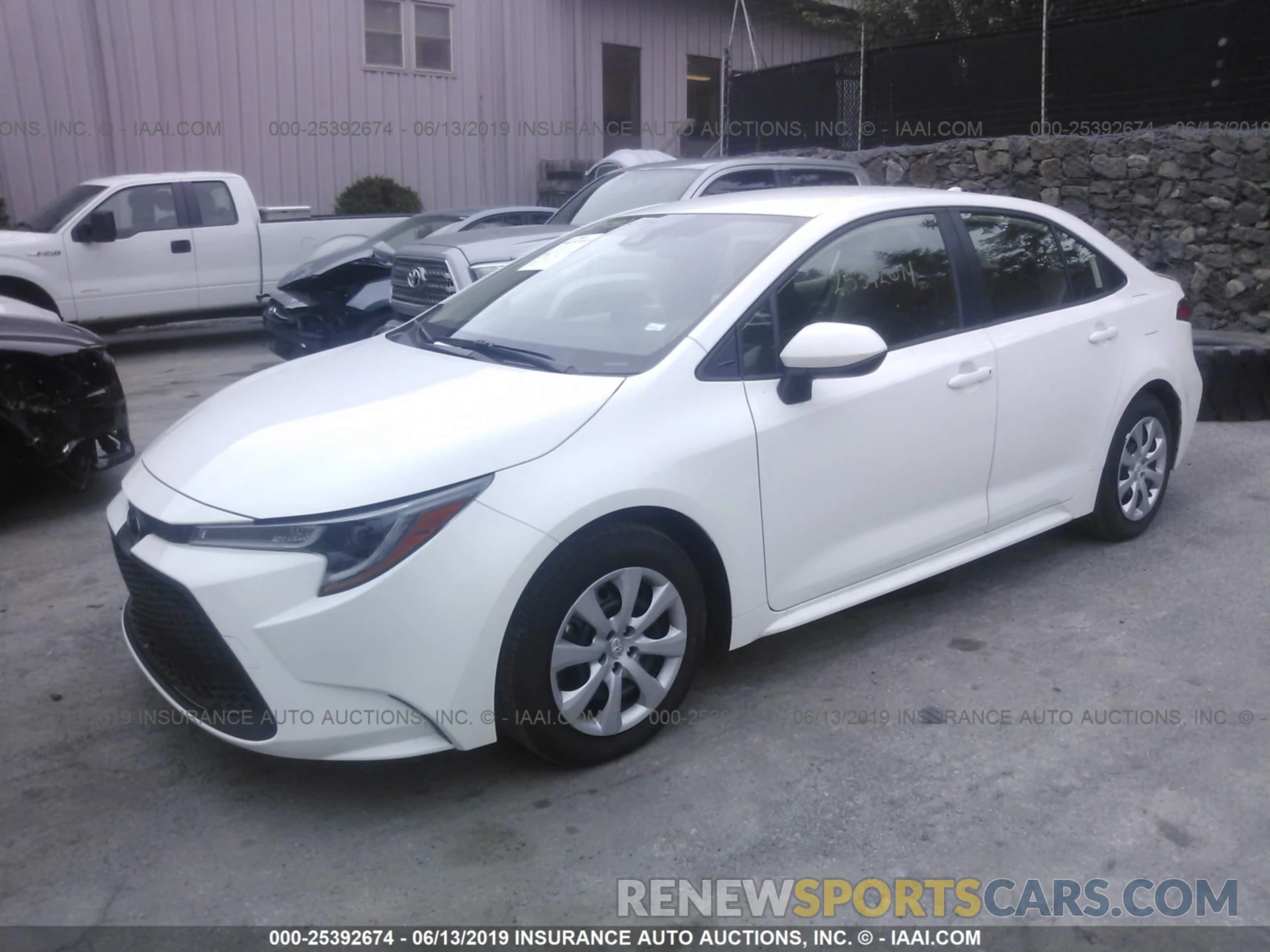 2 Photograph of a damaged car JTDEPRAE4LJ022744 TOYOTA COROLLA 2020