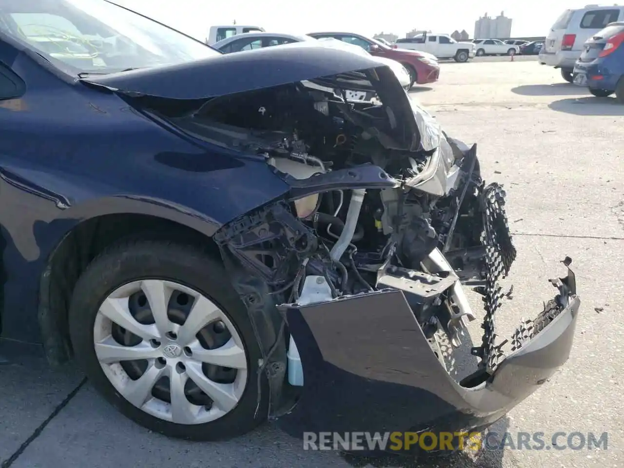 10 Photograph of a damaged car JTDEPRAE4LJ022761 TOYOTA COROLLA 2020