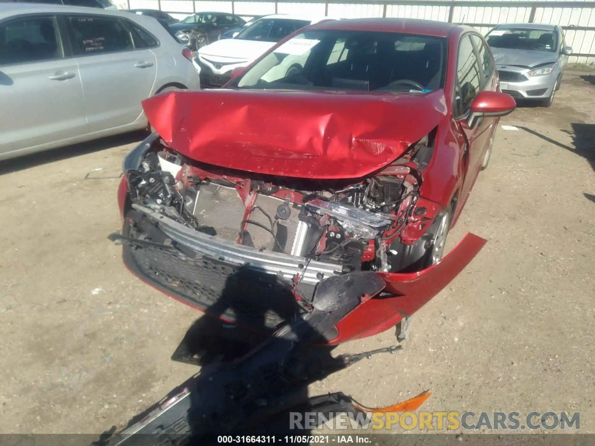 6 Photograph of a damaged car JTDEPRAE4LJ022775 TOYOTA COROLLA 2020