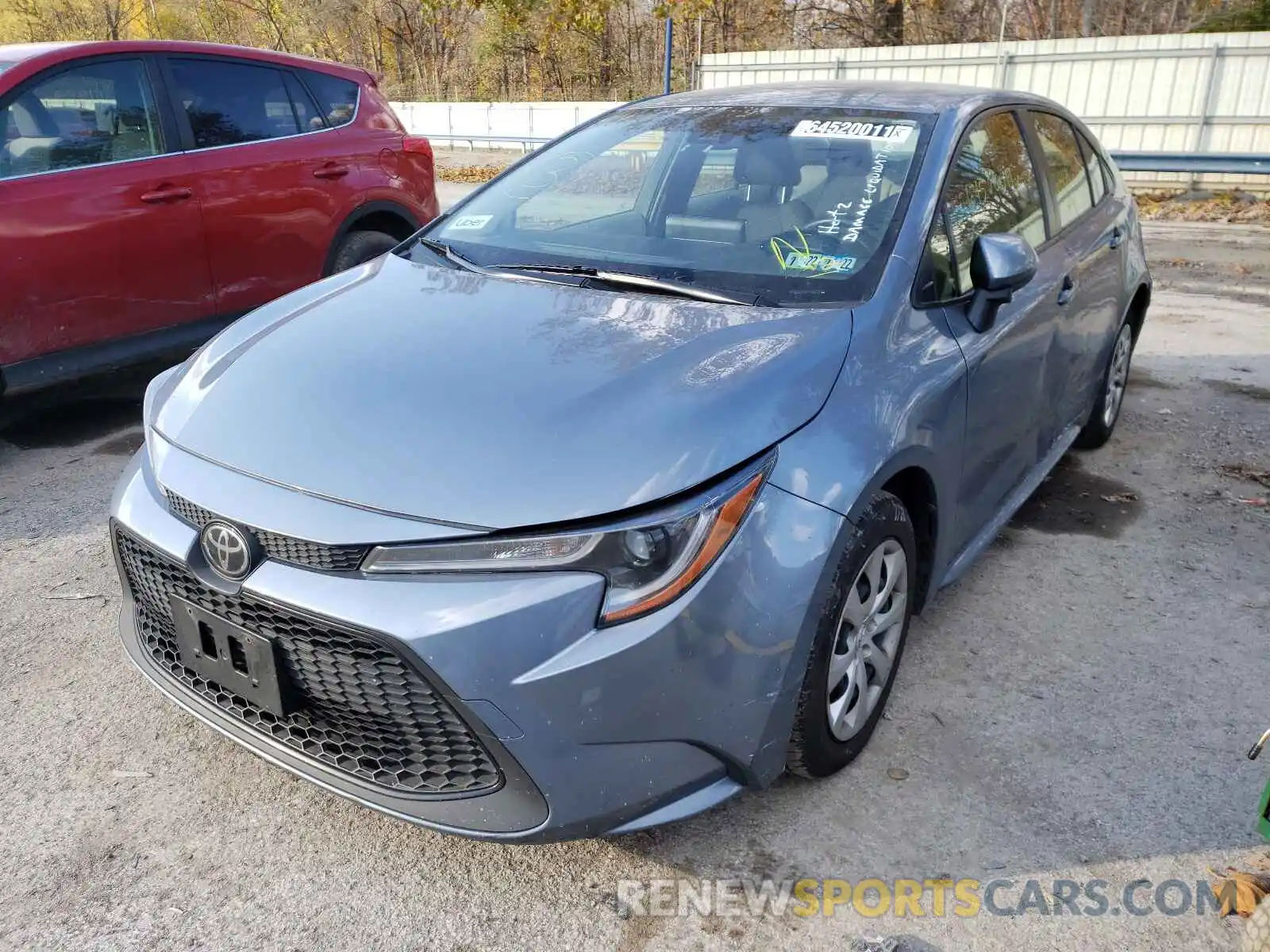 2 Photograph of a damaged car JTDEPRAE4LJ022887 TOYOTA COROLLA 2020