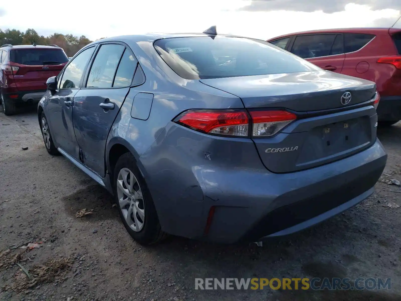 3 Photograph of a damaged car JTDEPRAE4LJ022887 TOYOTA COROLLA 2020