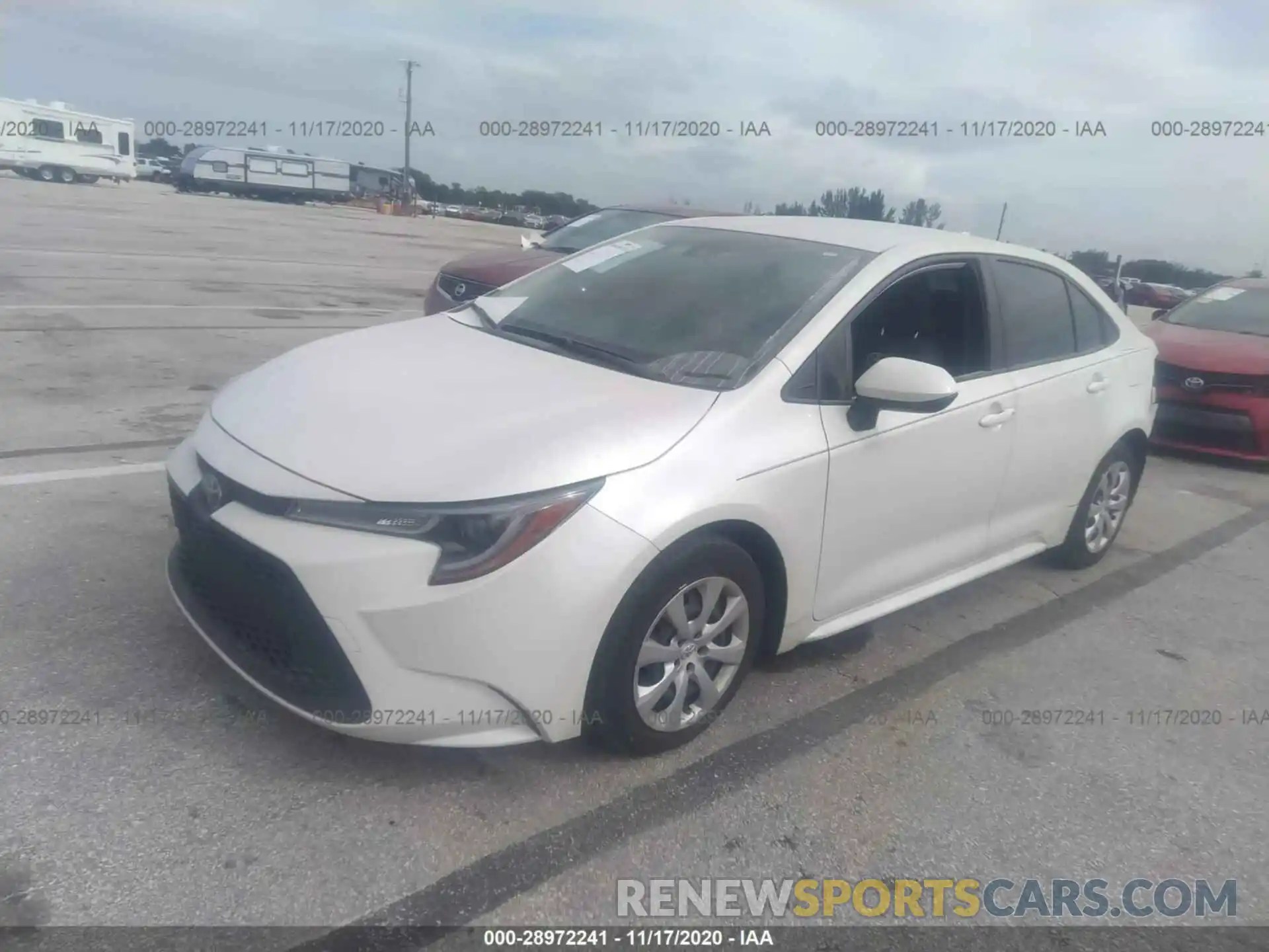 2 Photograph of a damaged car JTDEPRAE4LJ023117 TOYOTA COROLLA 2020