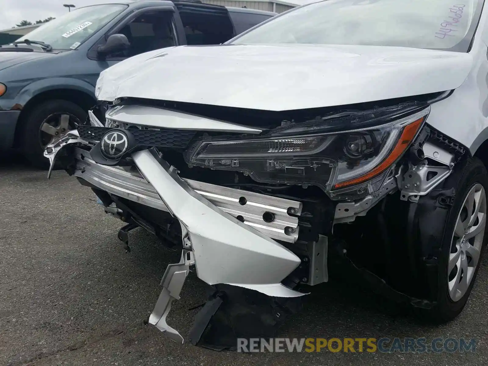 9 Photograph of a damaged car JTDEPRAE4LJ023263 TOYOTA COROLLA 2020