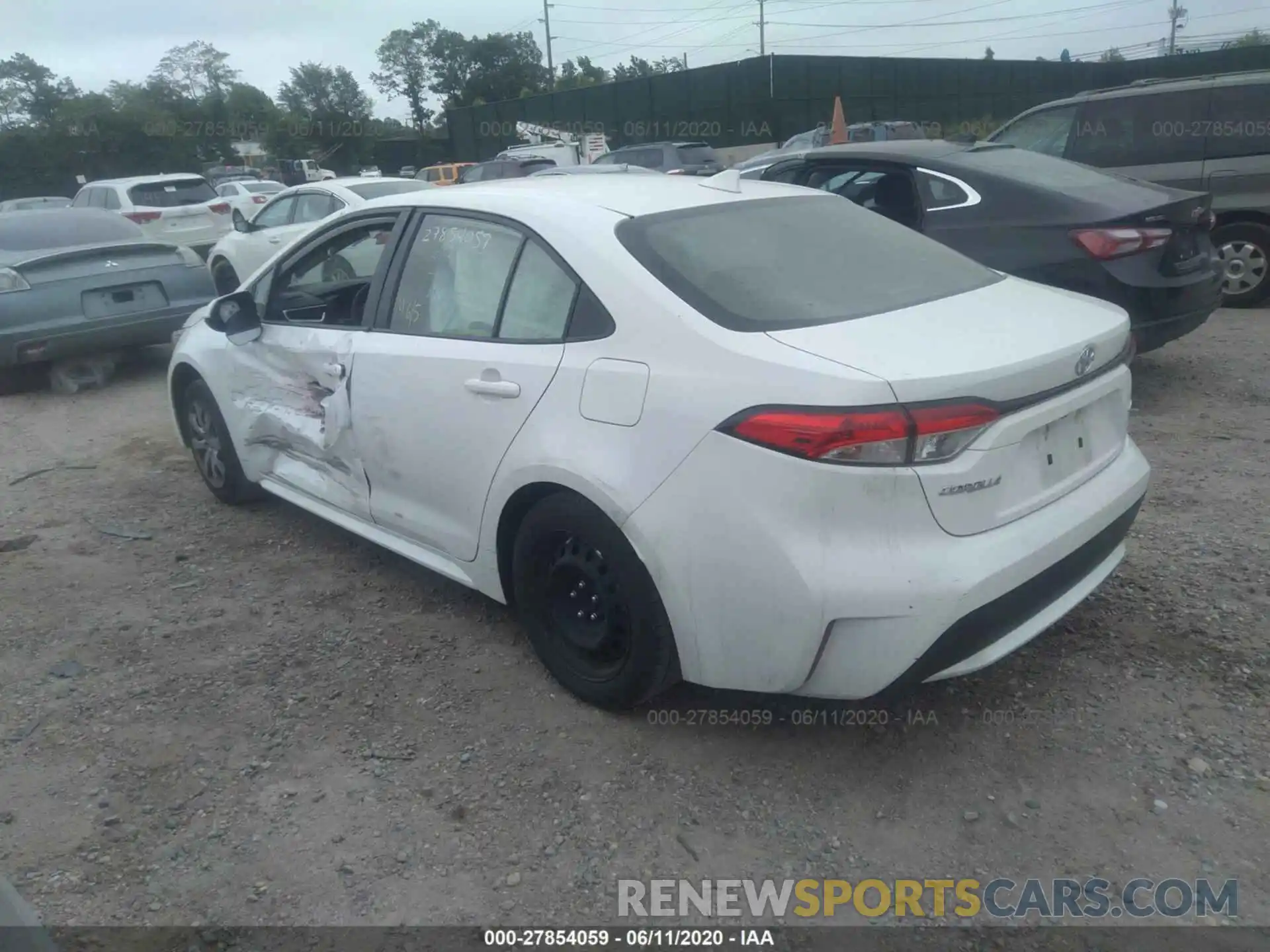 3 Photograph of a damaged car JTDEPRAE4LJ023330 TOYOTA COROLLA 2020