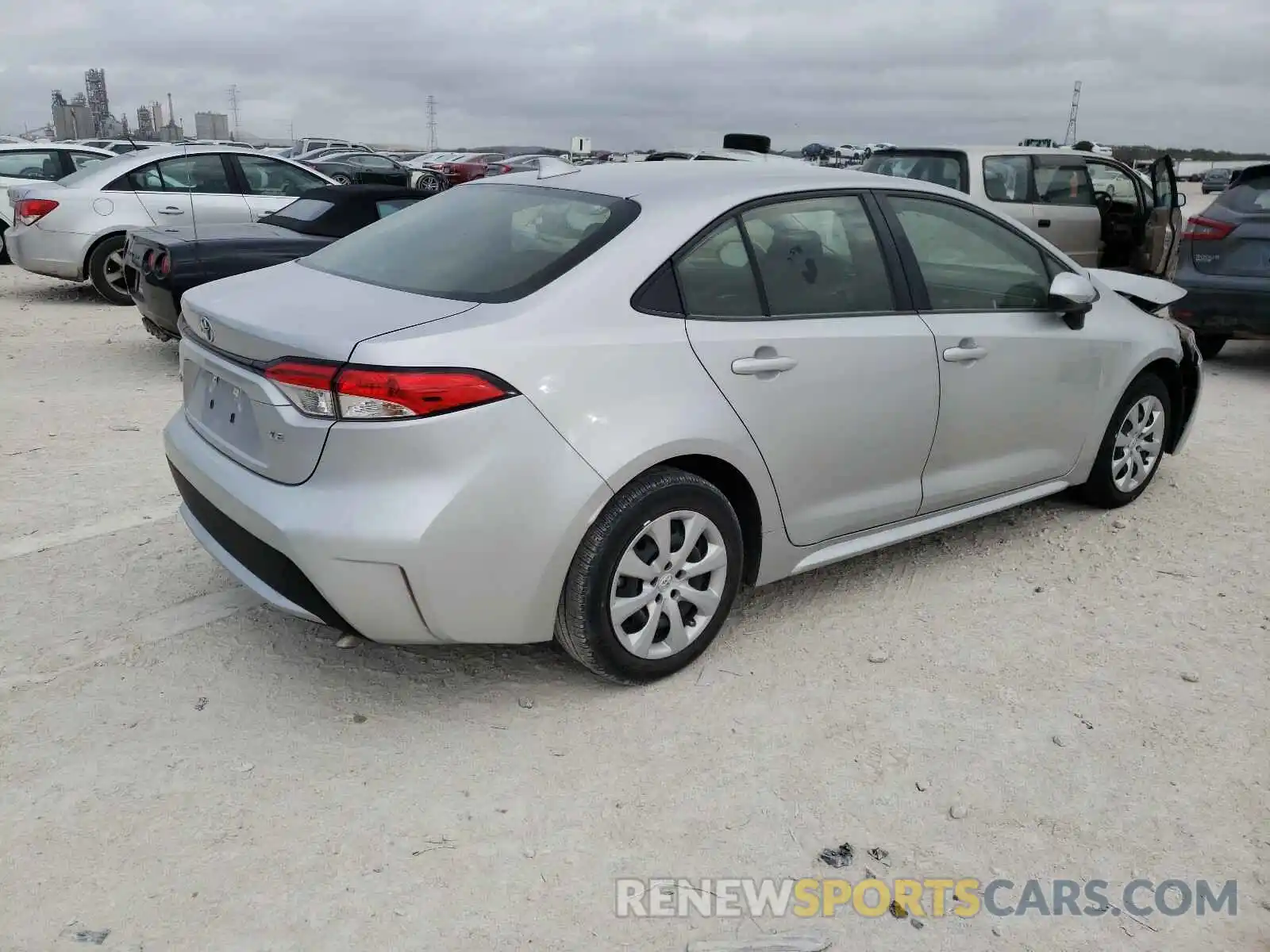 4 Photograph of a damaged car JTDEPRAE4LJ023666 TOYOTA COROLLA 2020