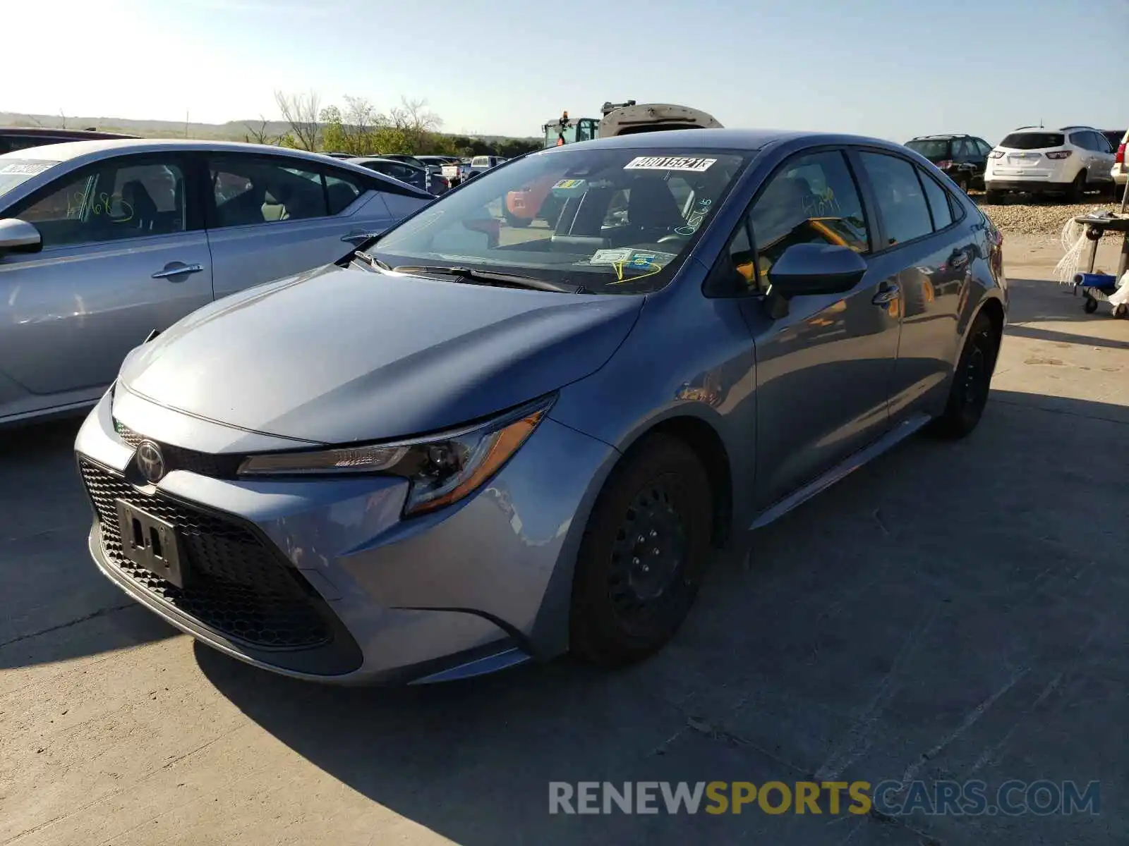 2 Photograph of a damaged car JTDEPRAE4LJ023862 TOYOTA COROLLA 2020