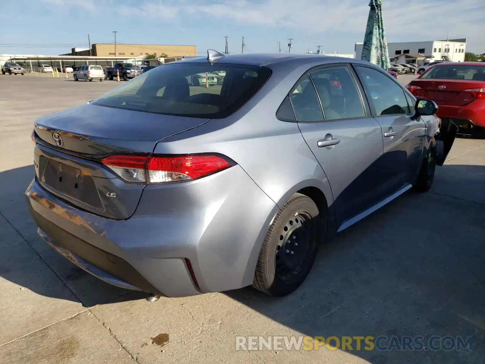 4 Photograph of a damaged car JTDEPRAE4LJ023862 TOYOTA COROLLA 2020