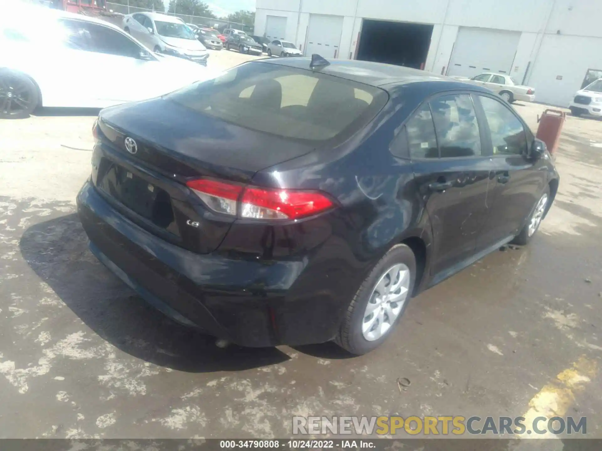 4 Photograph of a damaged car JTDEPRAE4LJ024364 TOYOTA COROLLA 2020