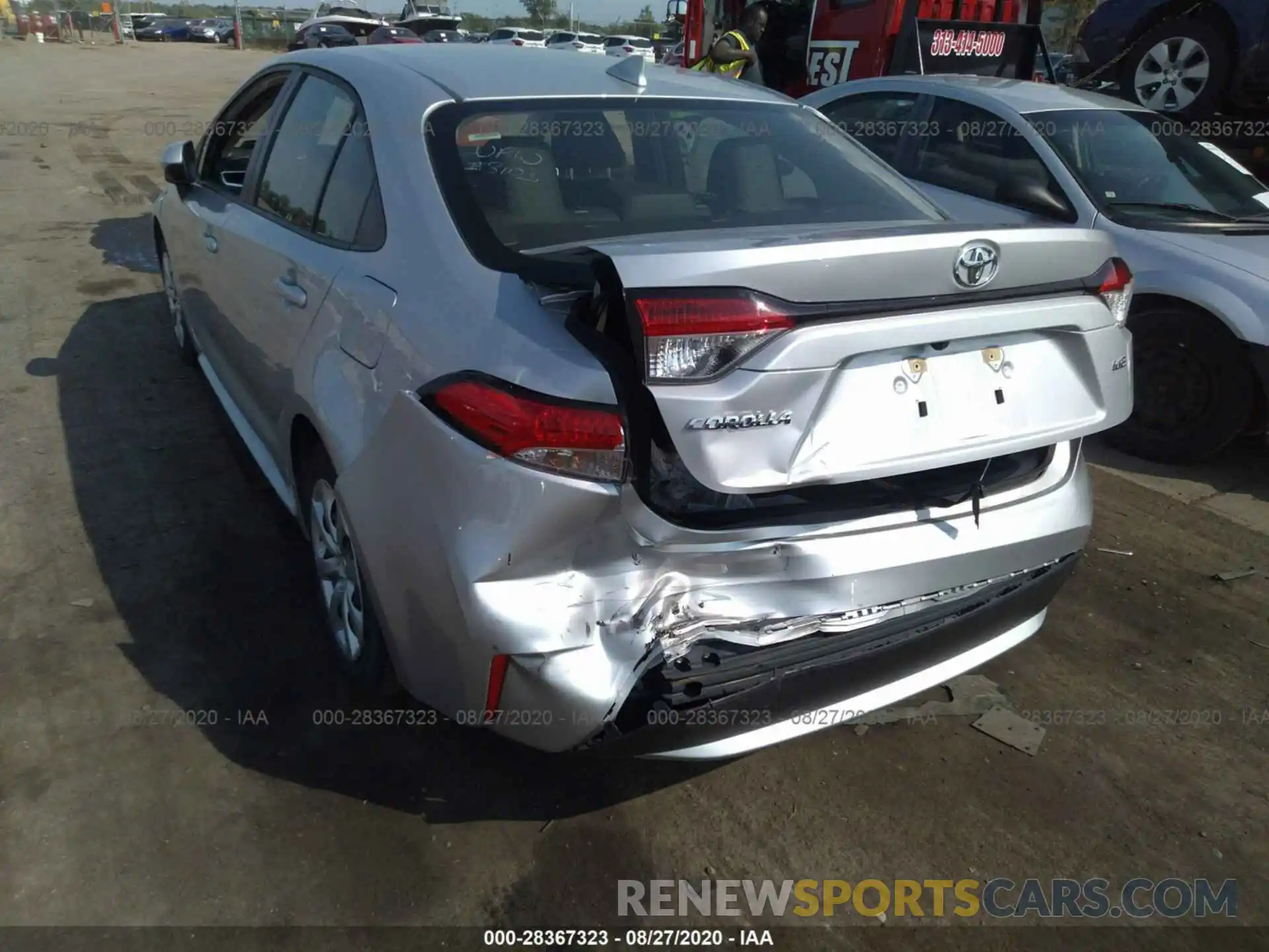 6 Photograph of a damaged car JTDEPRAE4LJ024462 TOYOTA COROLLA 2020