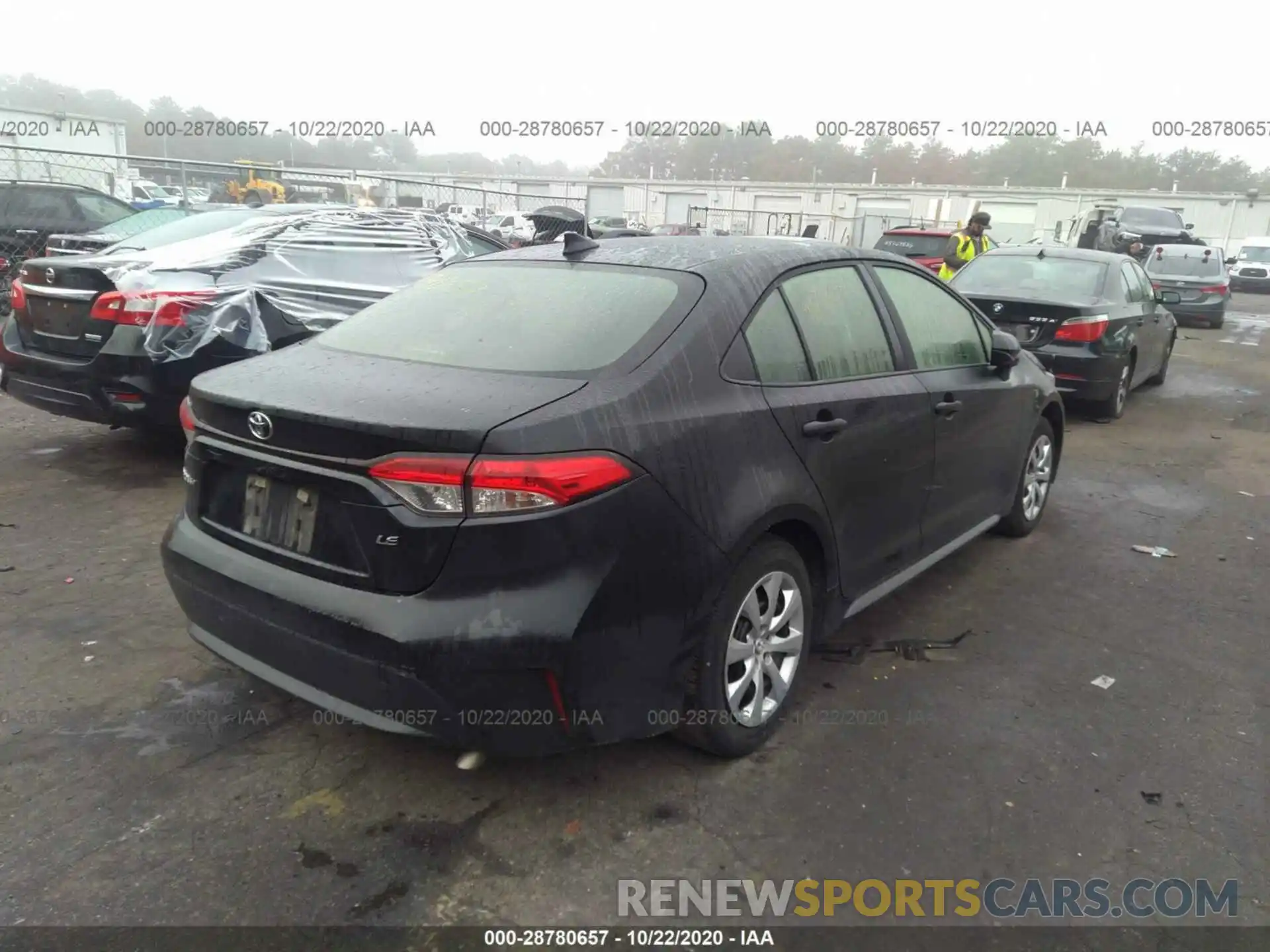 4 Photograph of a damaged car JTDEPRAE4LJ024543 TOYOTA COROLLA 2020