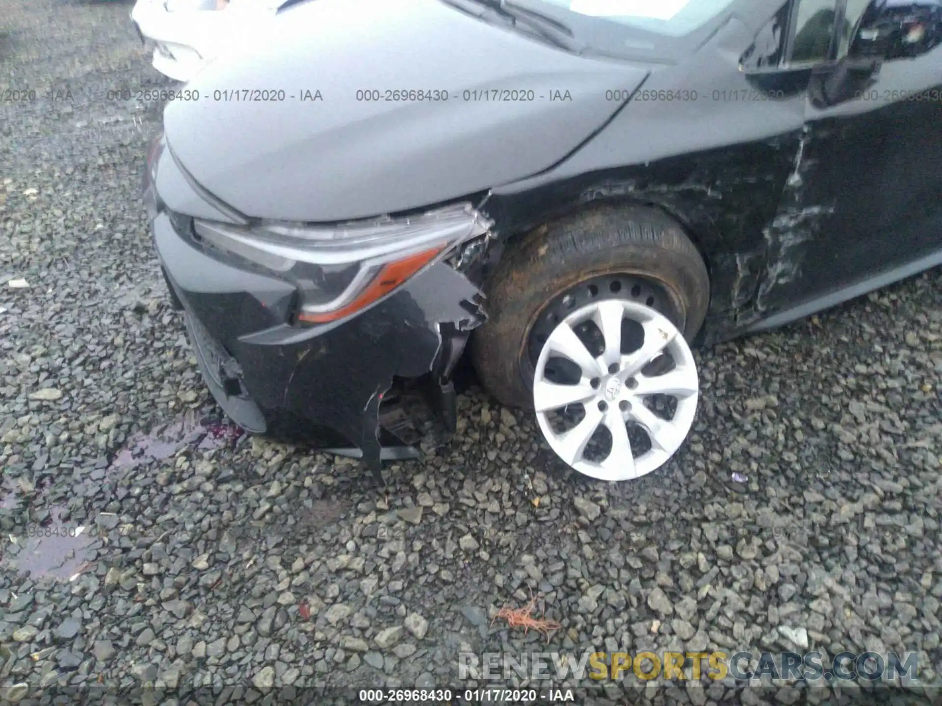 6 Photograph of a damaged car JTDEPRAE4LJ024879 TOYOTA COROLLA 2020