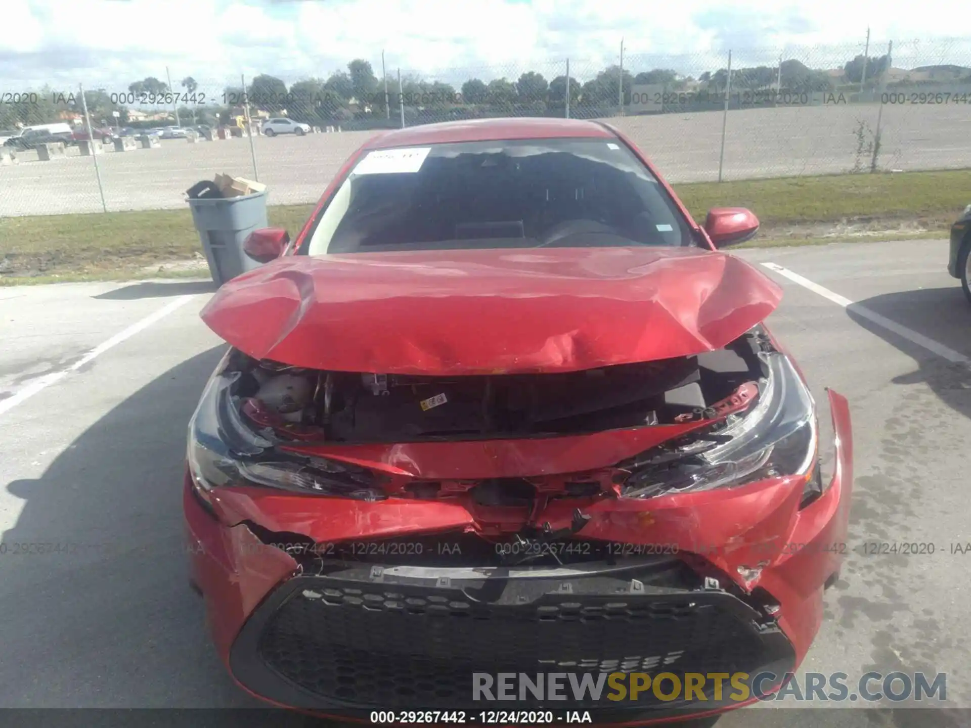 6 Photograph of a damaged car JTDEPRAE4LJ025045 TOYOTA COROLLA 2020